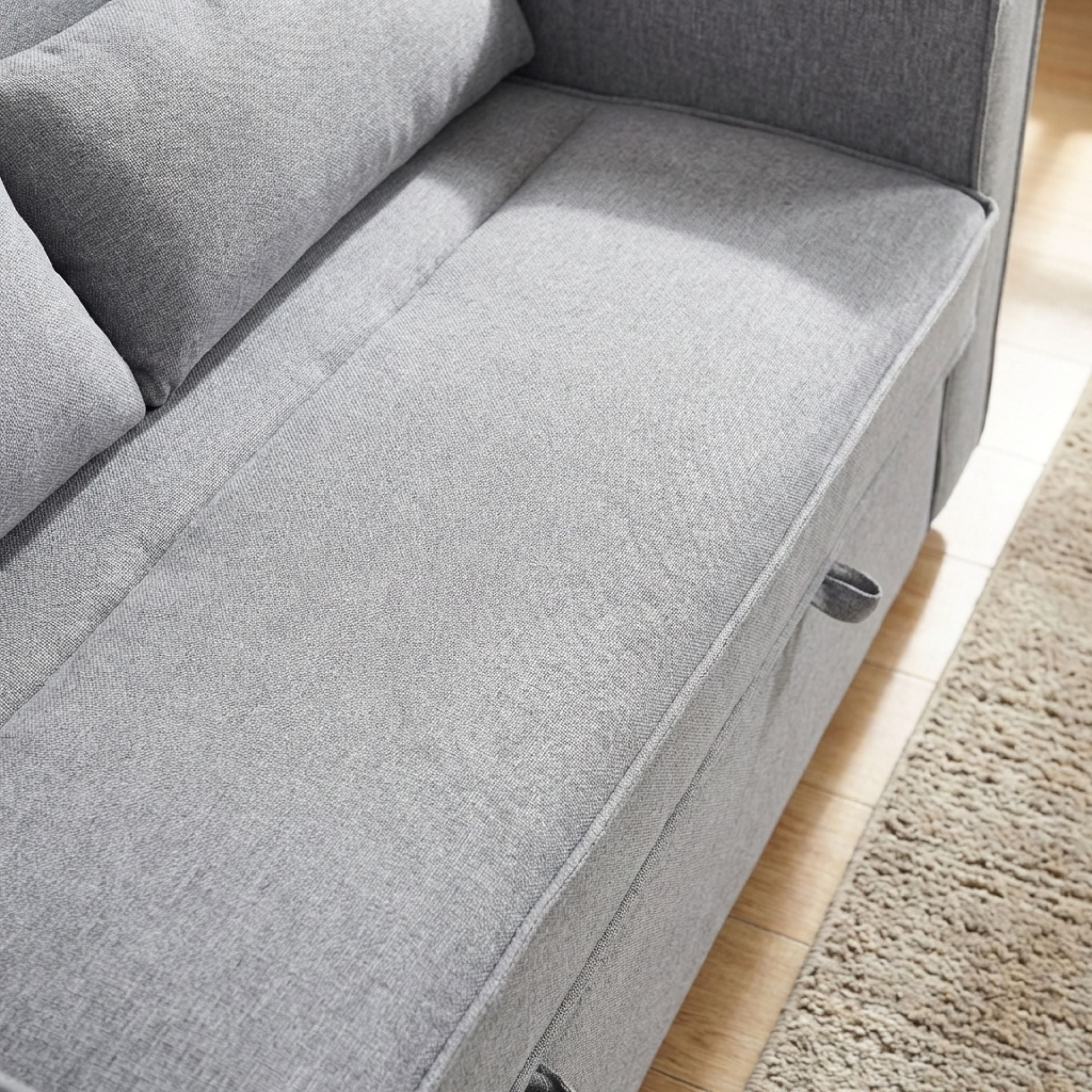 Freyja 2 Seater Sofa Bed - Grey - Image 8