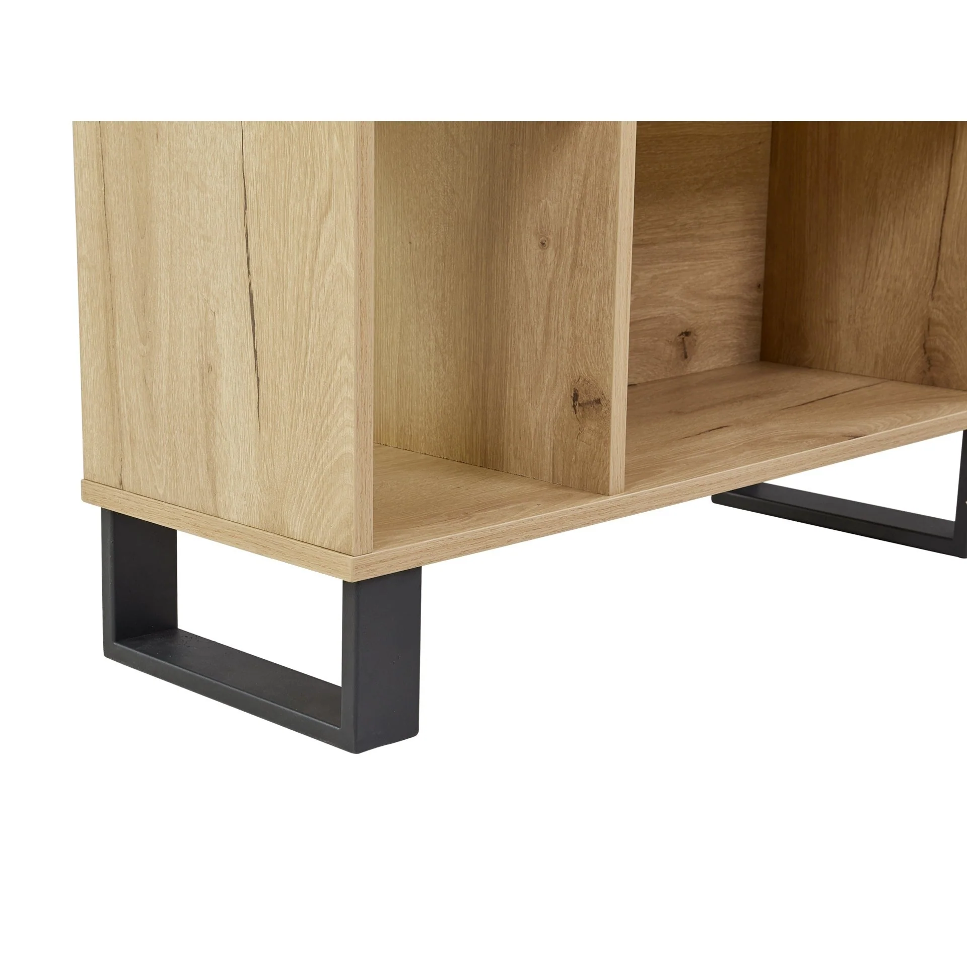 Frohna Bookshelf Display Shelf Bookcase Stand Rack - Oak - Image 10
