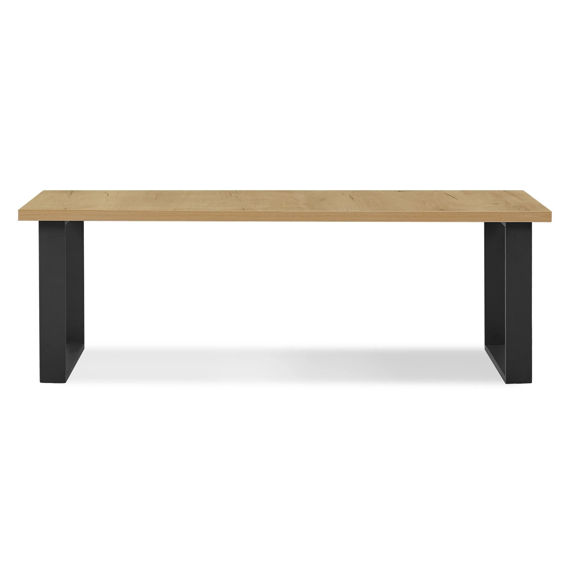 Frohna Rectangular Coffee Table - Oak - Image 10