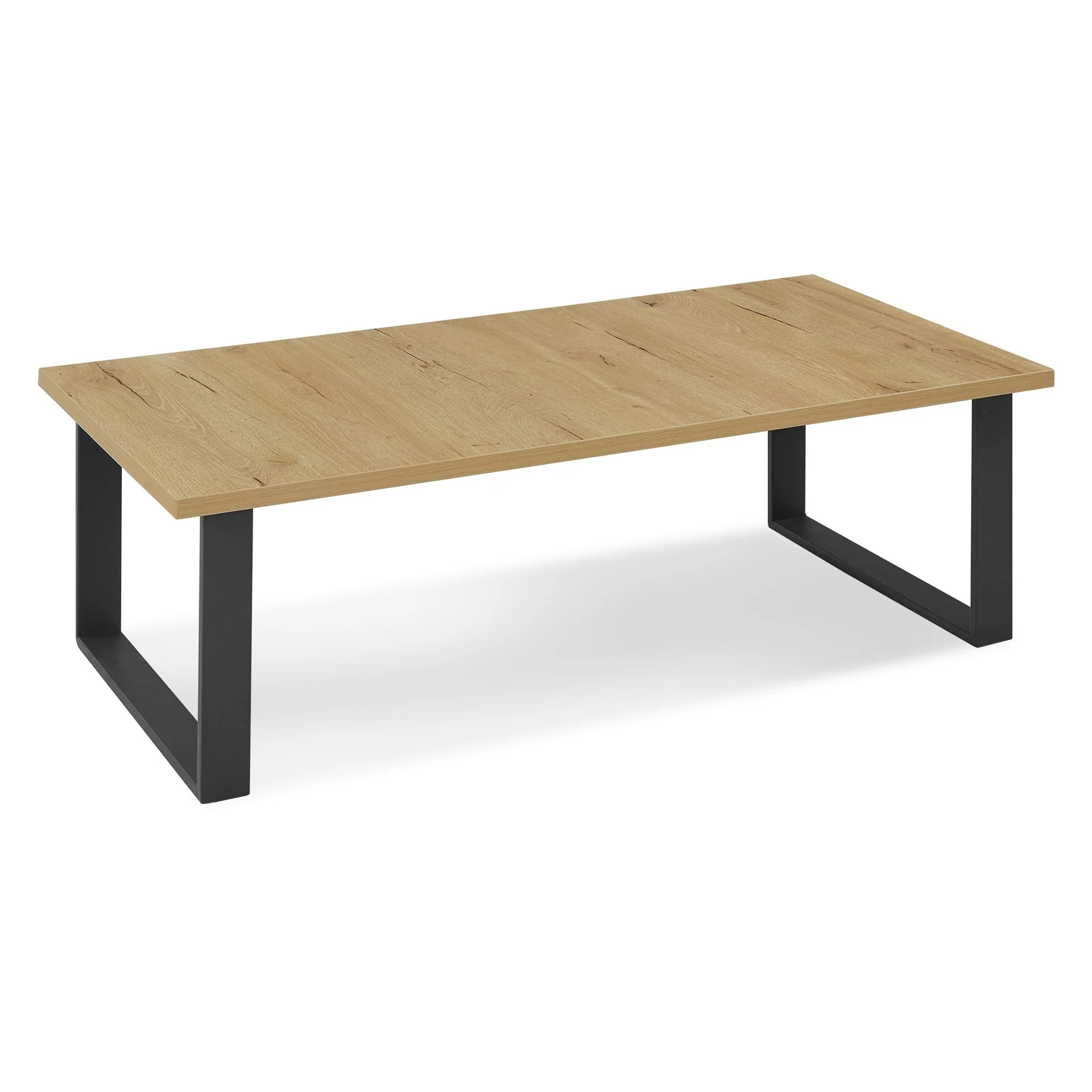 Frohna Rectangular Coffee Table - Oak - Image 9