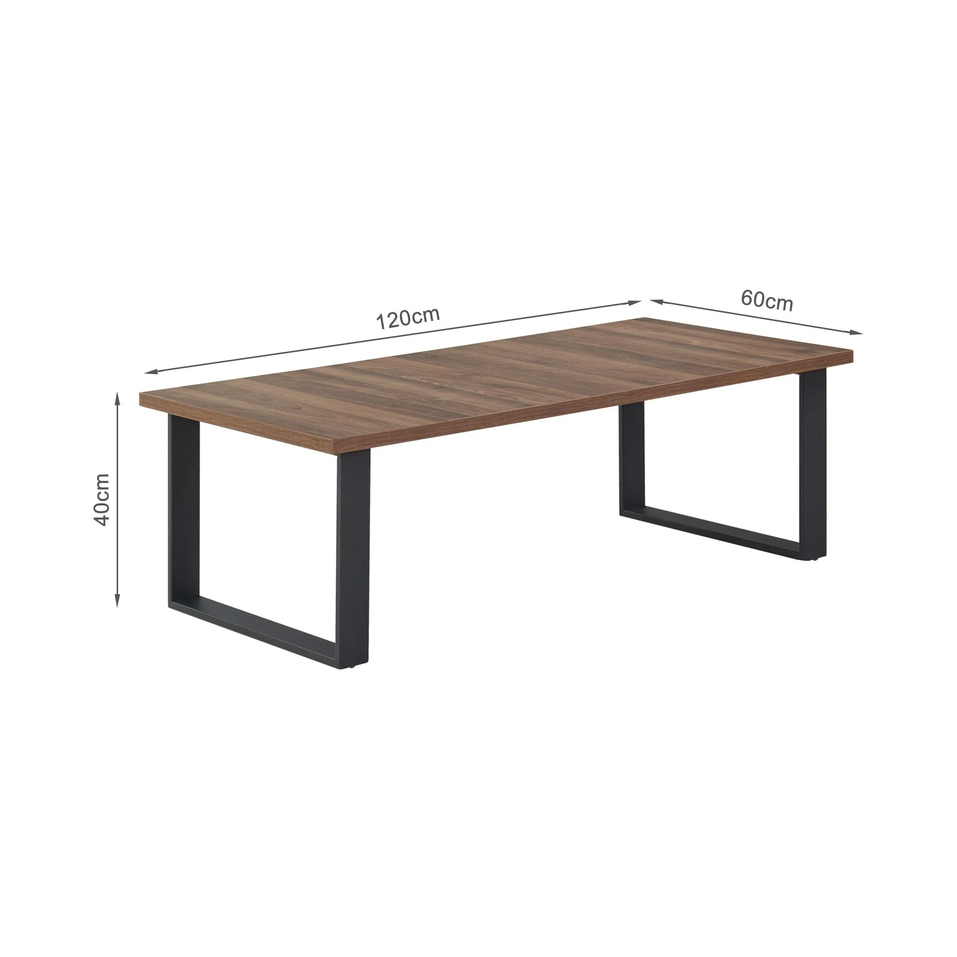Frohna Rectangular Coffee Table - Walnut - Image 11