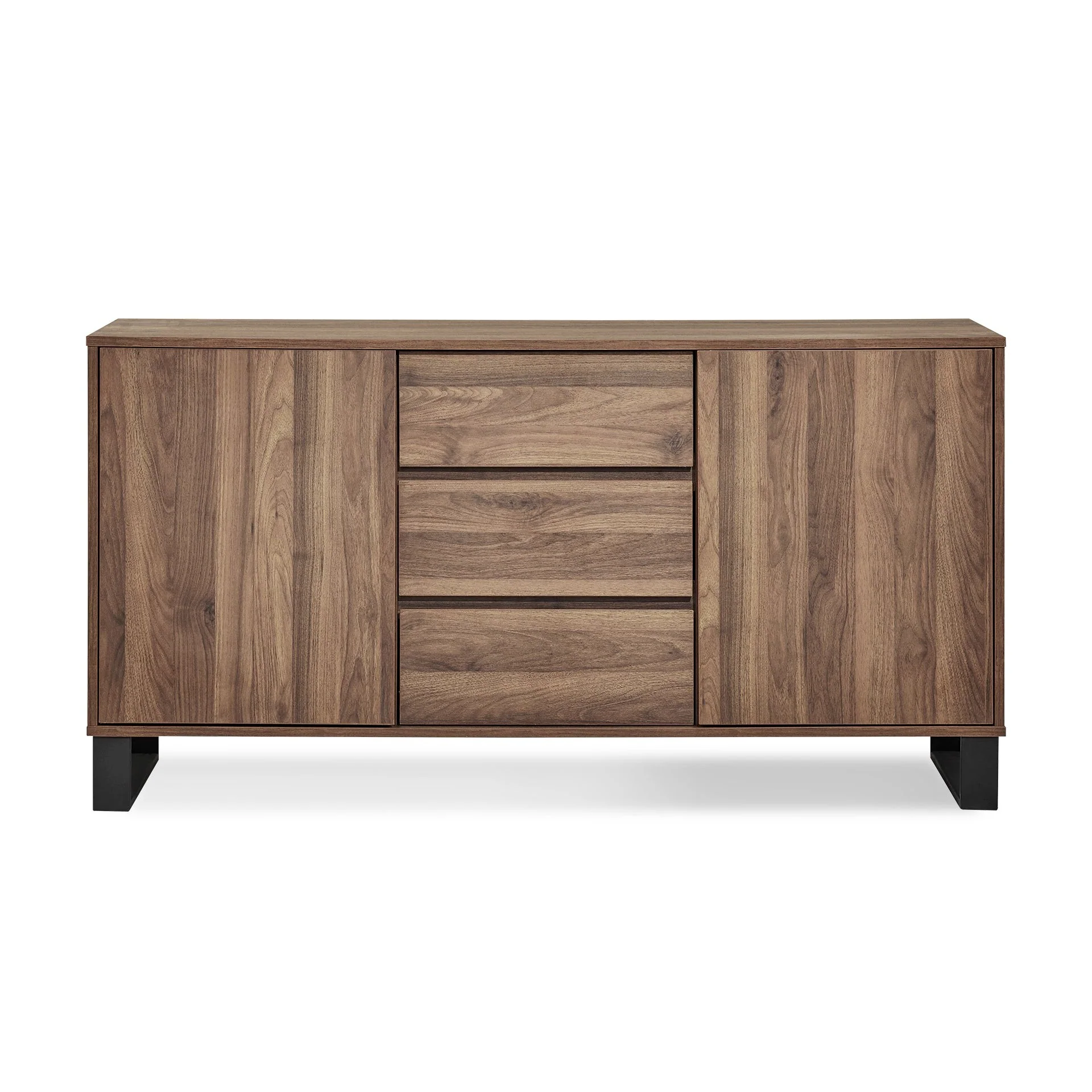 Frohna Sideboard Buffet Table with 3 Drawers - Walnut - Image 10