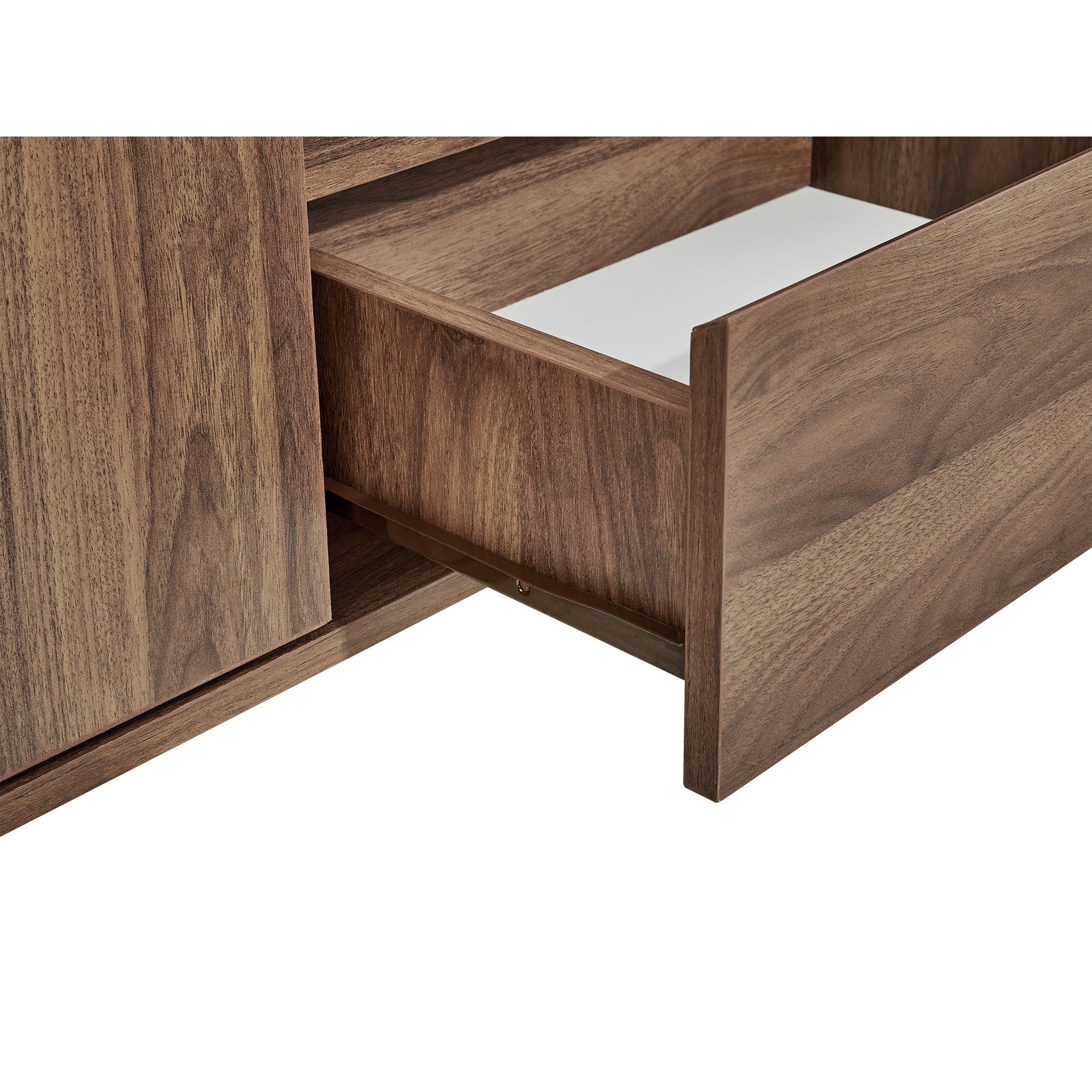 Frohna Sideboard Buffet Table with 3 Drawers - Walnut - Image 15