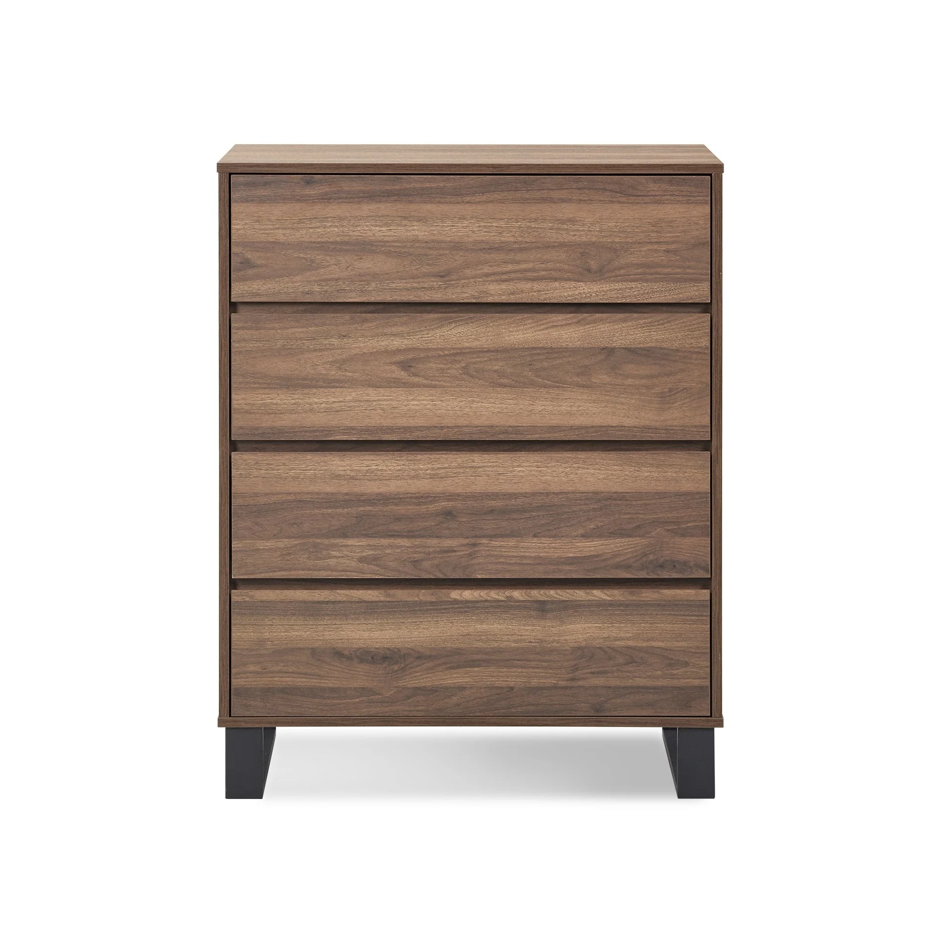 Frohna Tallboy 4 Drawer Chest Dresser - Walnut - Image 10