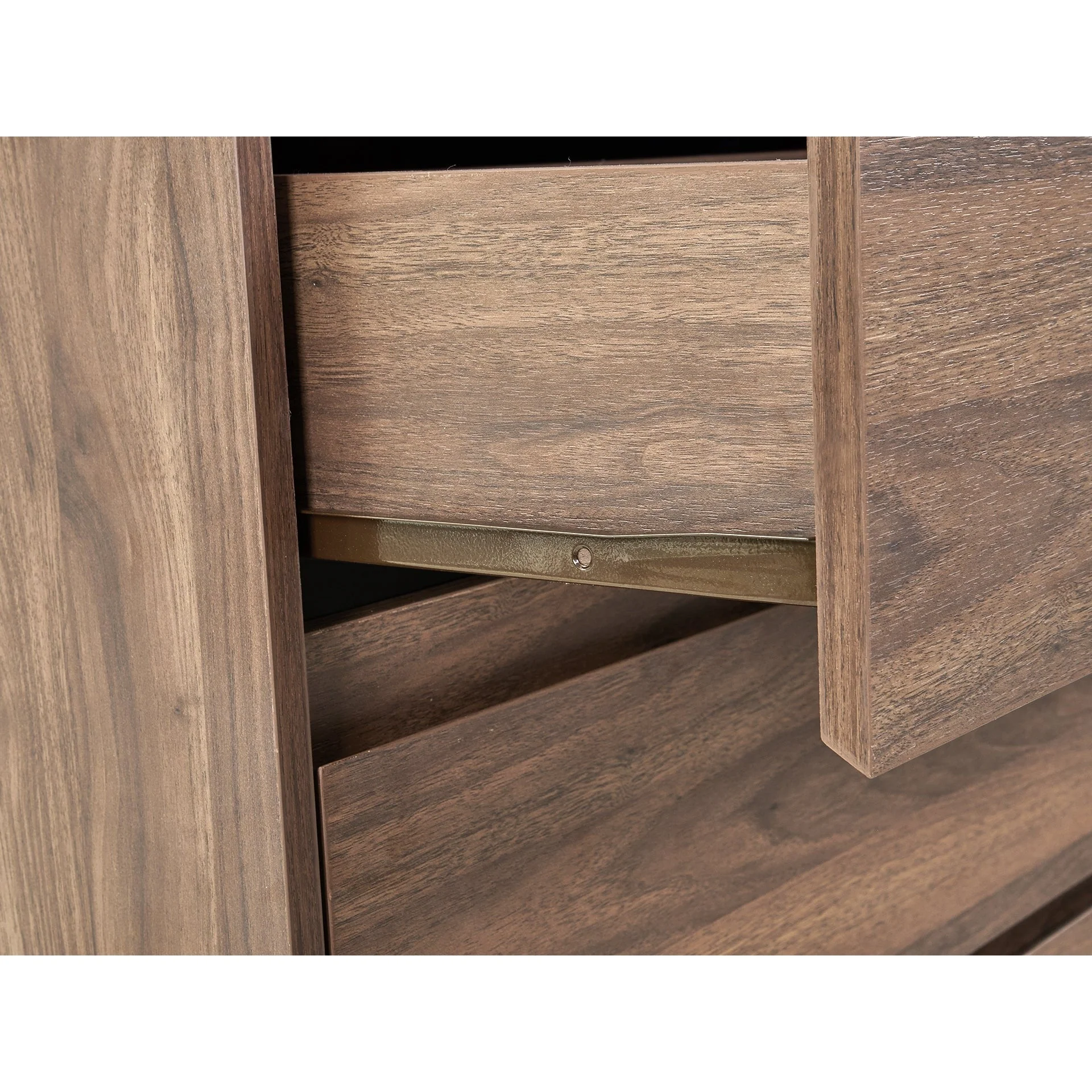 Frohna Tallboy 4 Drawer Chest Dresser - Walnut - Image 14