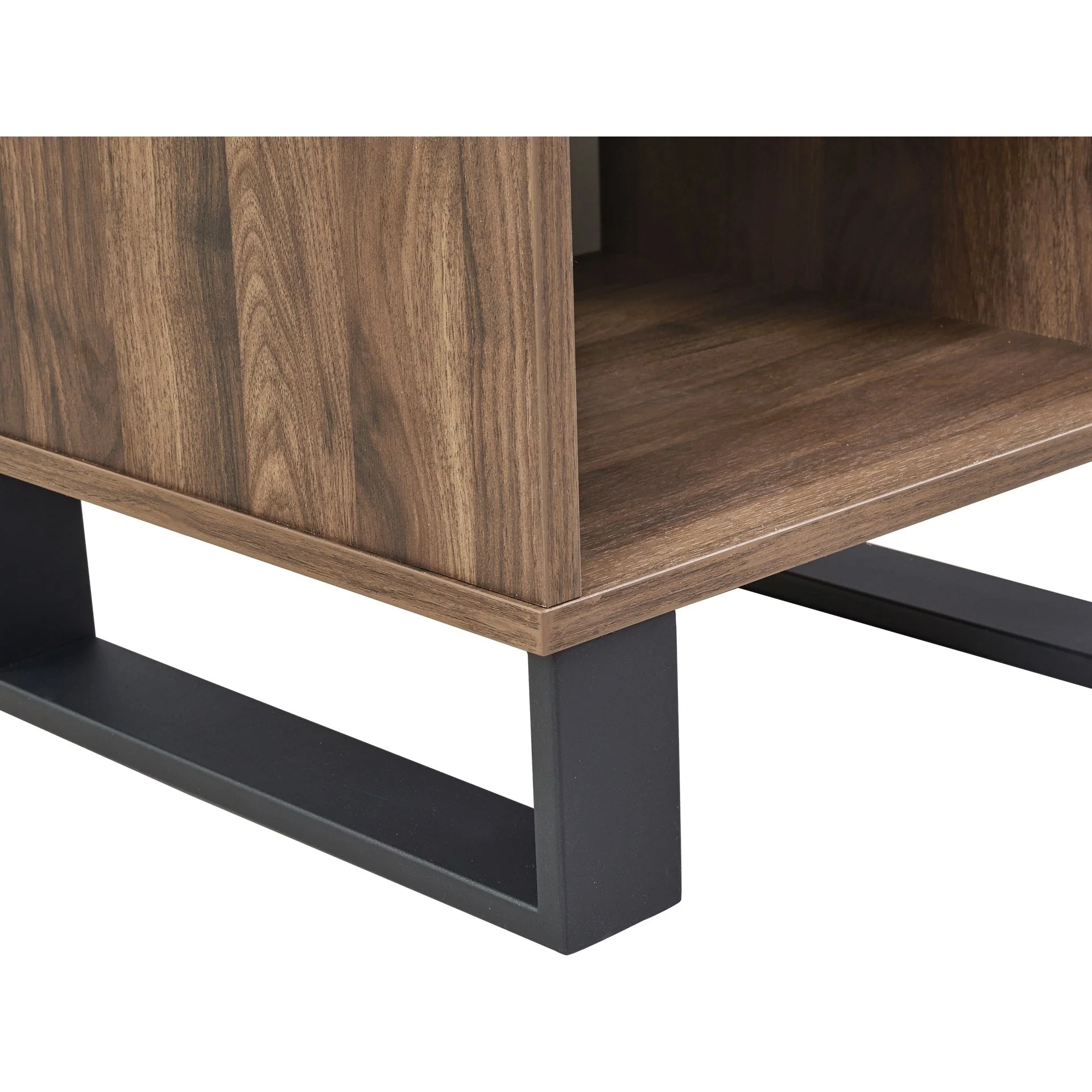 Frohna Wooden Bedside Table Nightstand - Walnut - Image 14