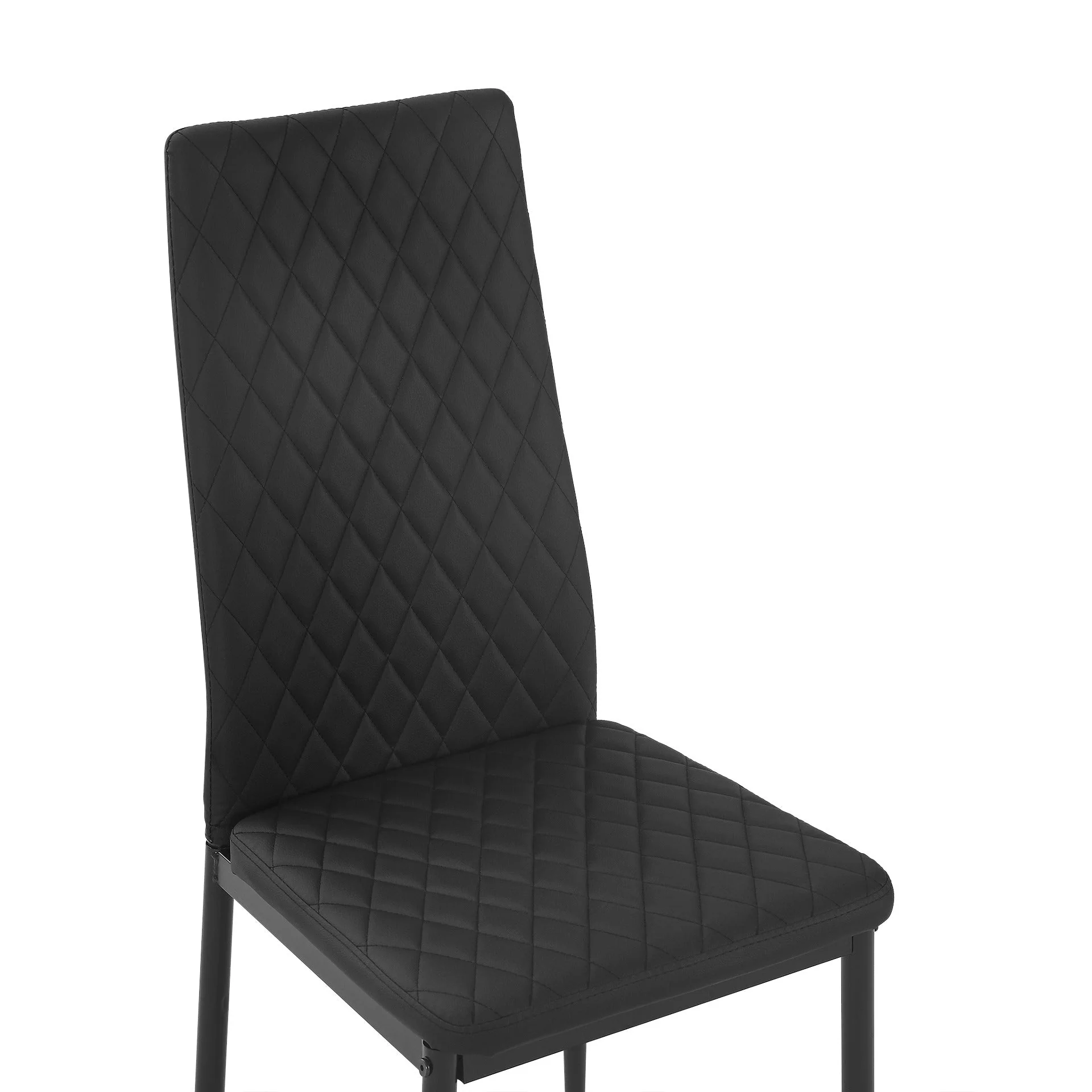 Fusion Diamond Chair- Set of 4 - Black - Image 10