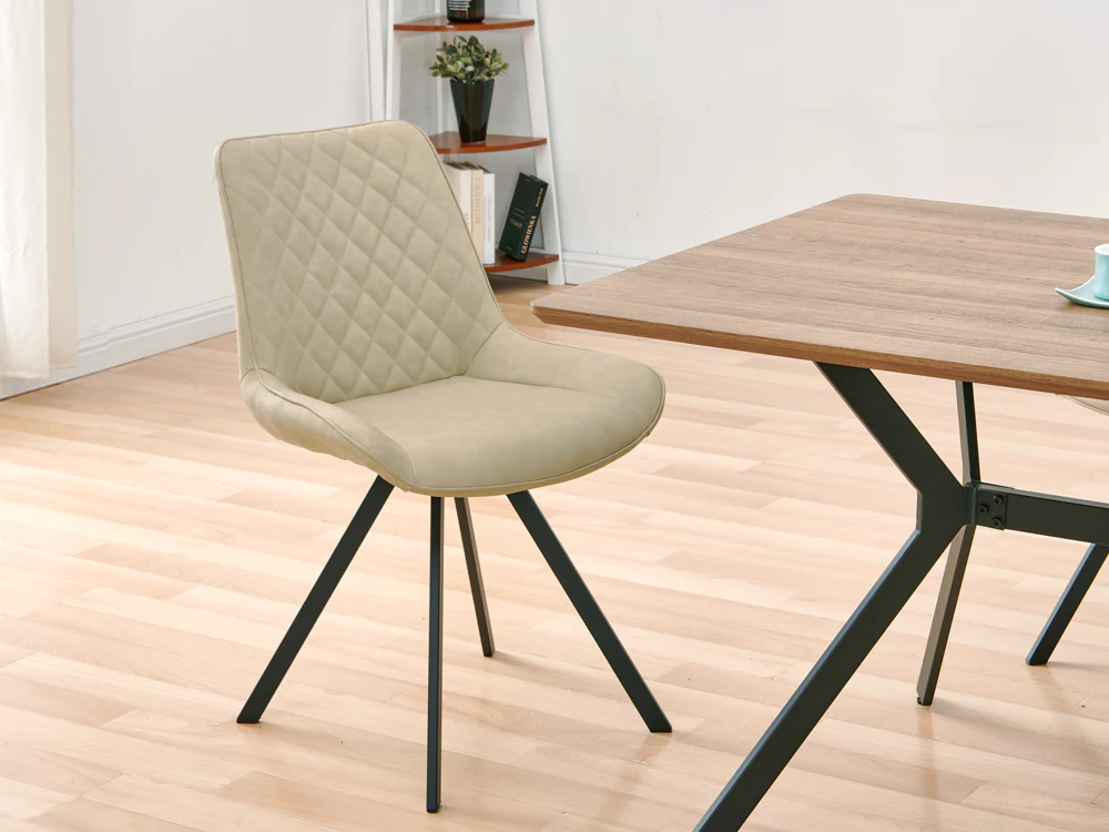 GABRIELLA 4PCS Dining Chair - BEIGE - Image 5