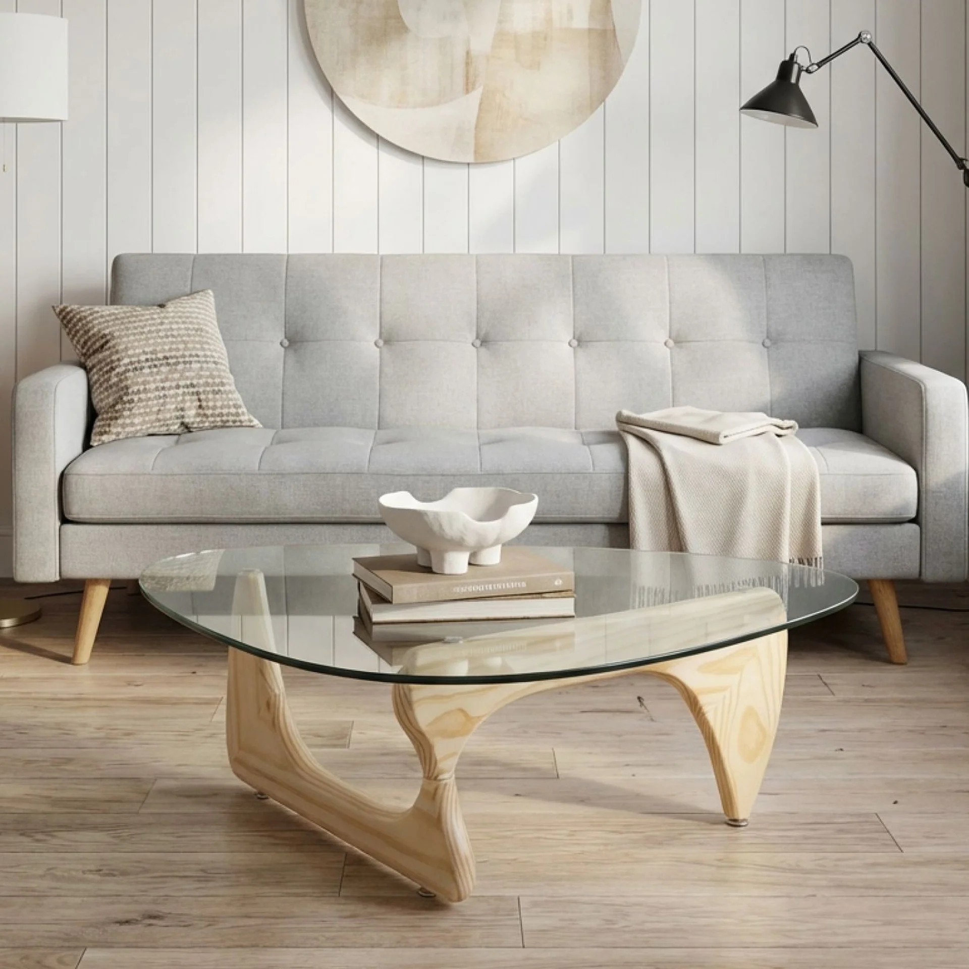 Galan Large Noguchi Coffee Table Replica - Natural - Image 2