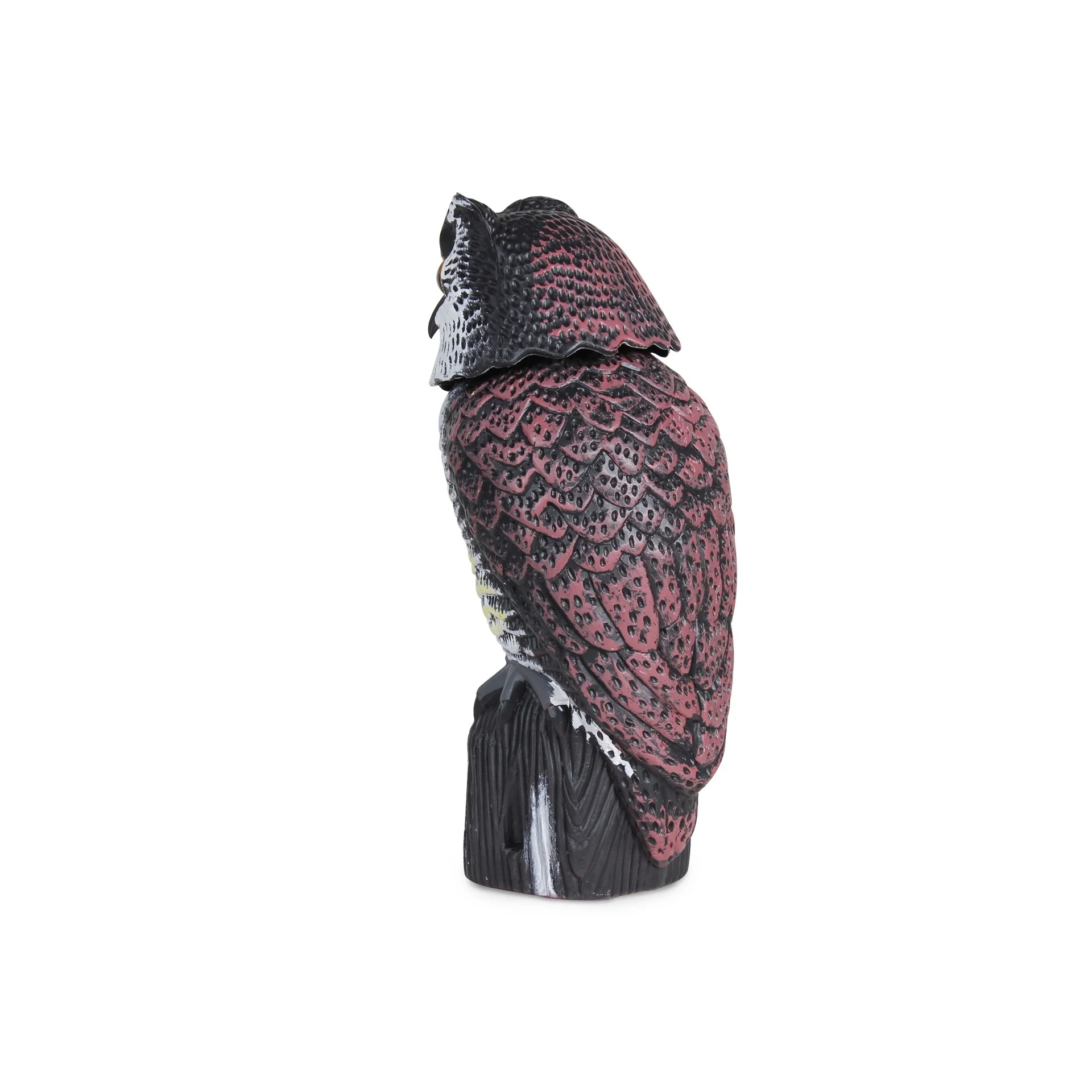 Garden Protection Repellent Bird Scarer Rotating Head Owl Statue - Image 4