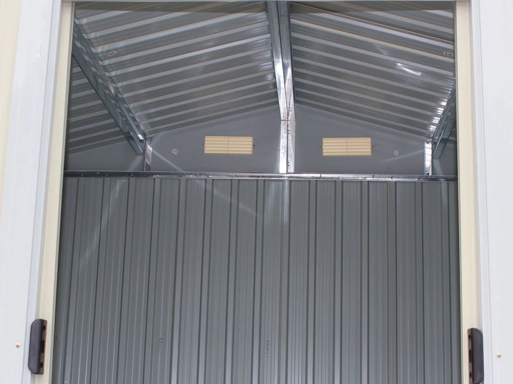 Garden Shed 1.83M x 2.57M x 2.09M BEIGE - Image 6