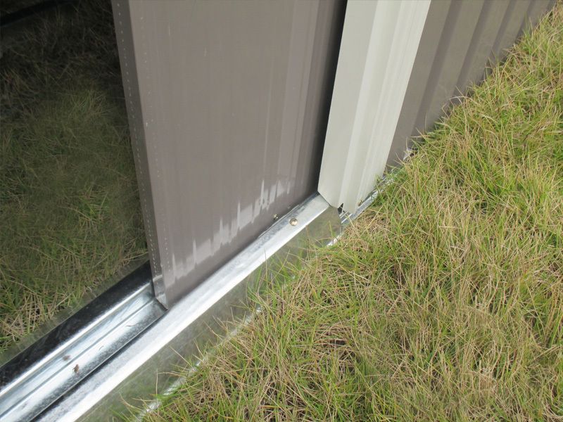 Garden Shed 1.83M x 2.57M x 2.09M GREY - Image 6