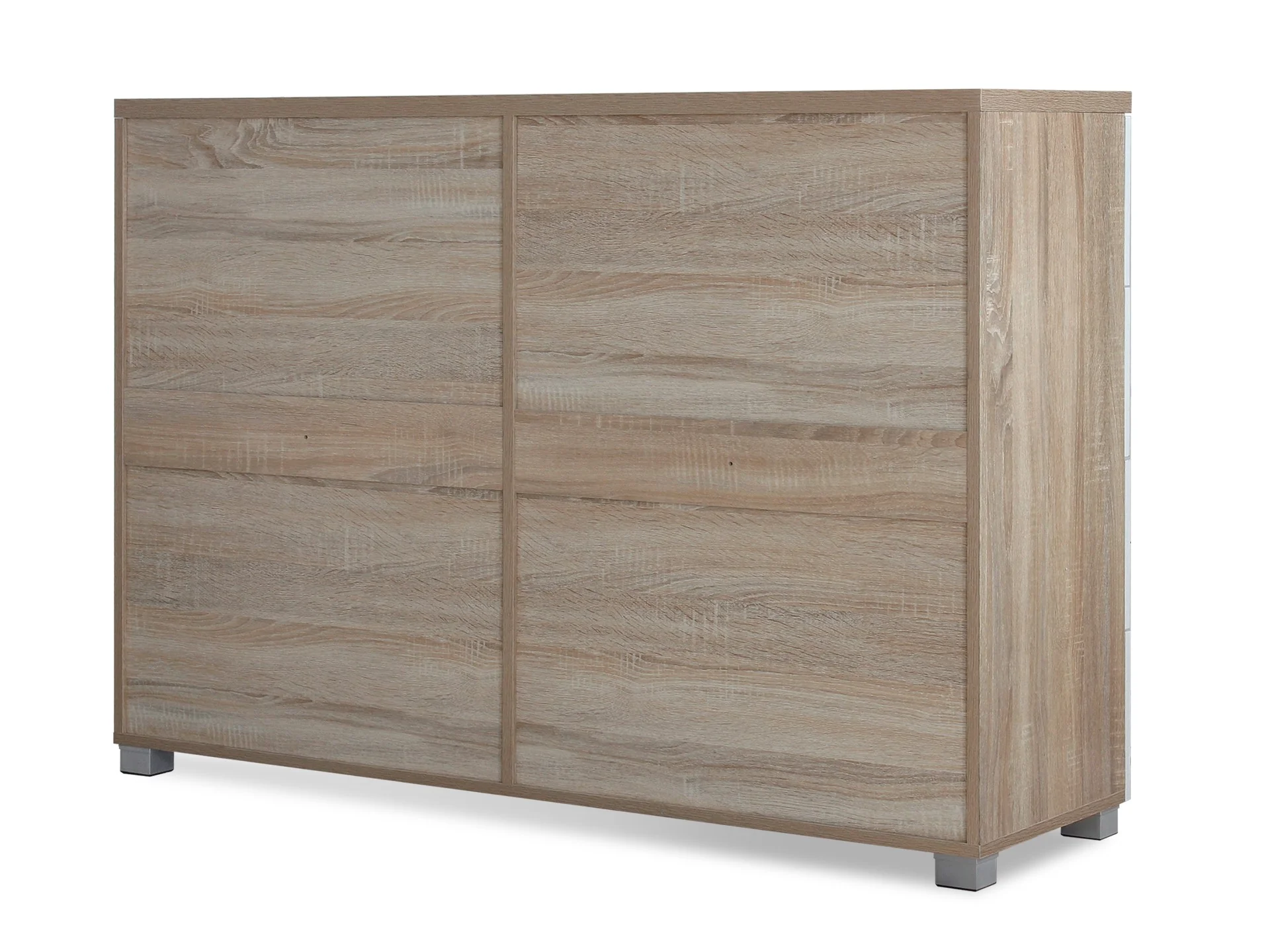 Garrett Low Boy 8 Drawer Chest Dresser - Oak - Image 9