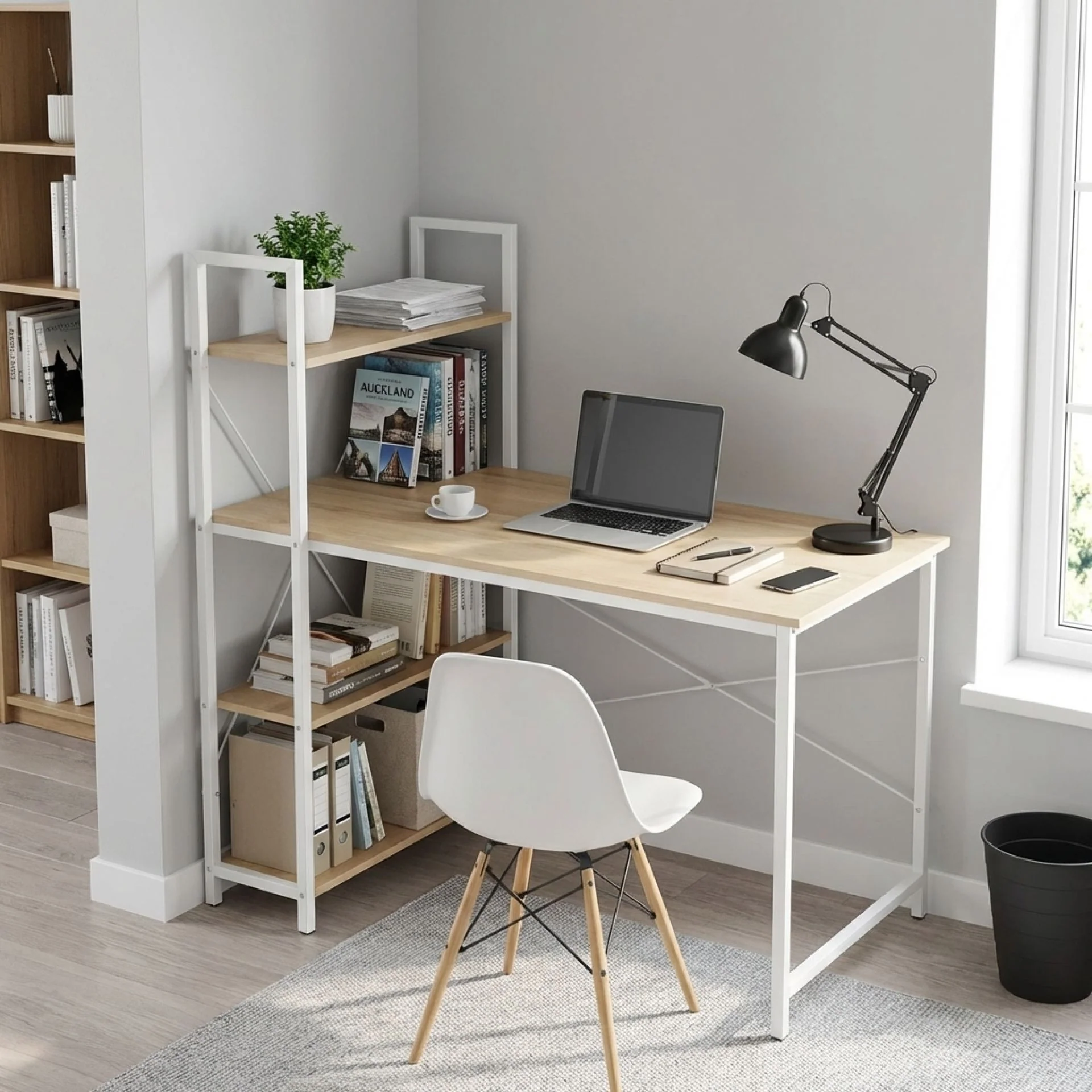 Gavyn 120cm Computer Desk - White - Image 4