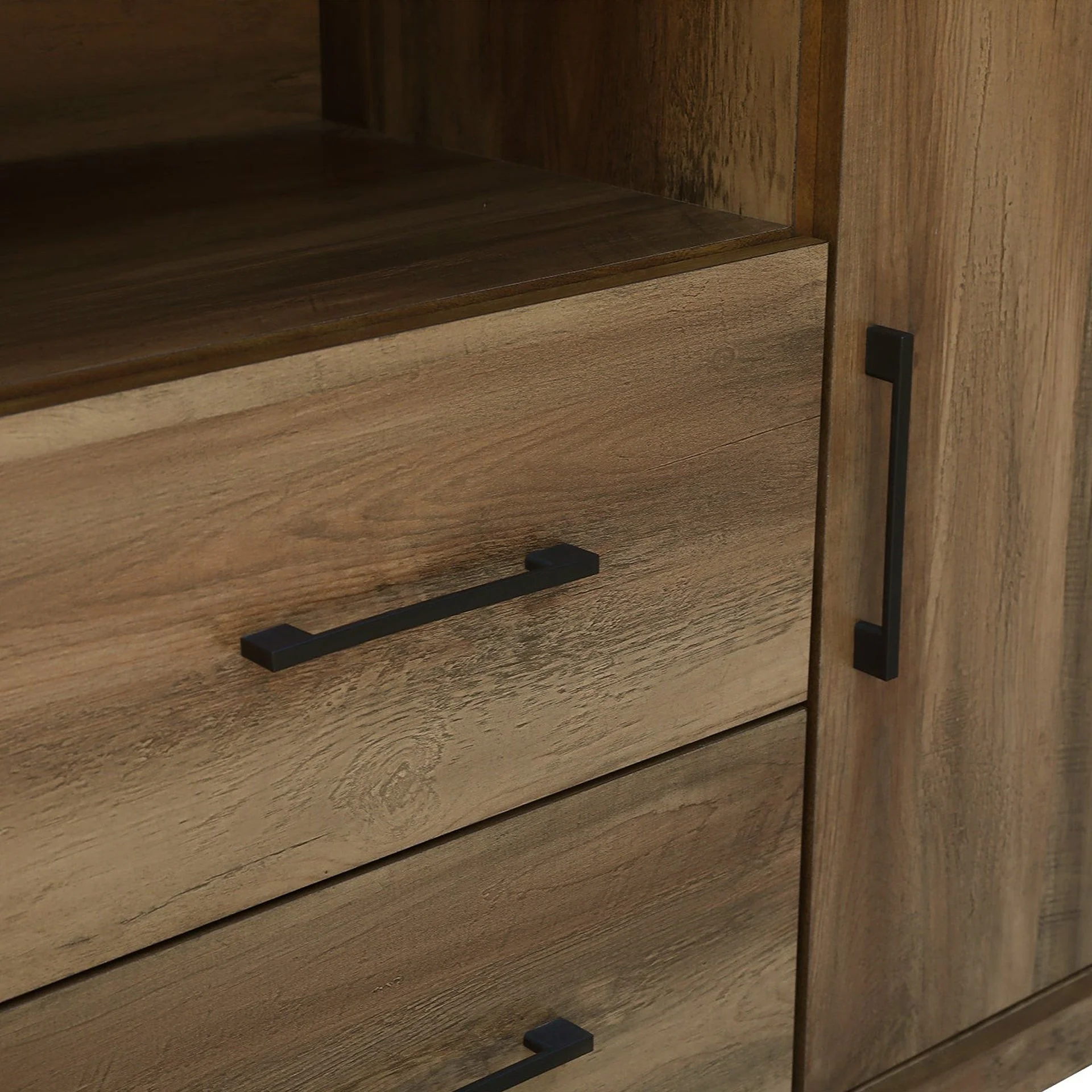 Georgie Sideboard Buffet Table - Knotty Oak - Image 11