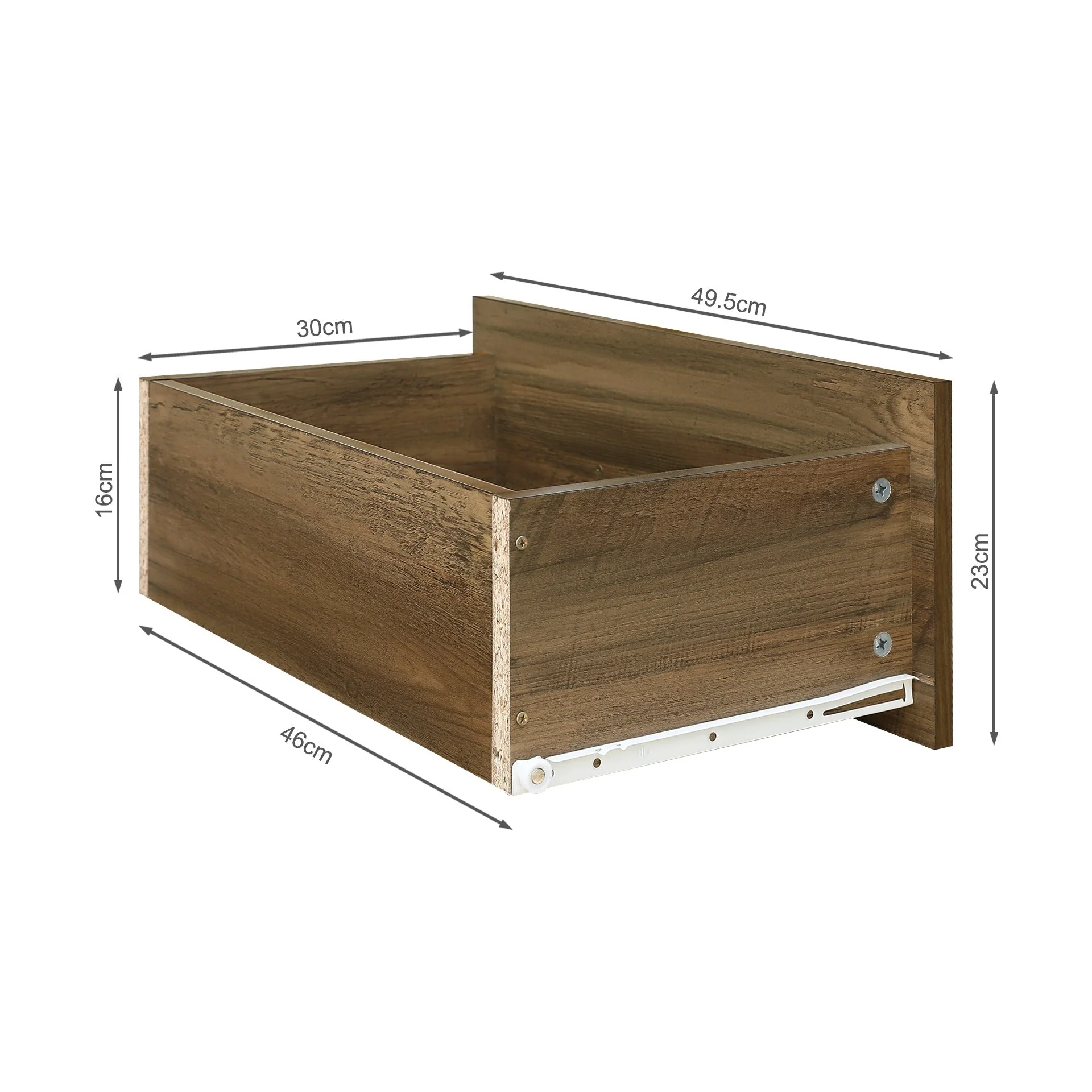 Georgie Sideboard Buffet Table - Knotty Oak - Image 13