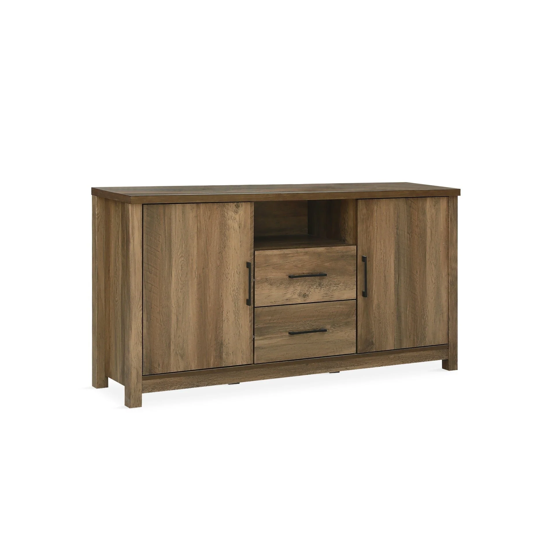 Georgie Sideboard Buffet Table - Knotty Oak - Image 6