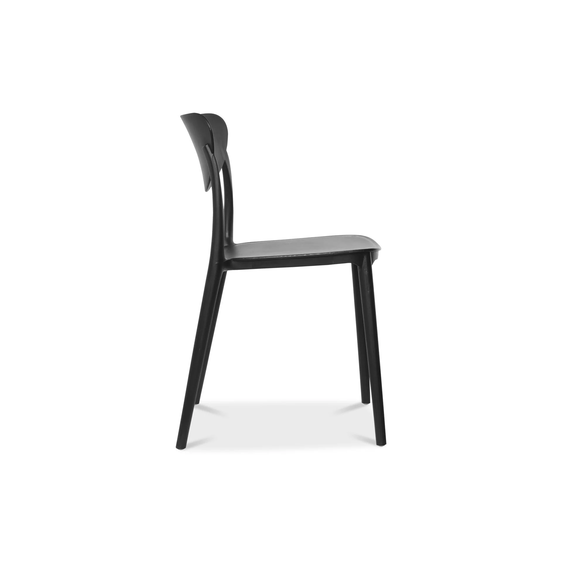 Gia Dining Chair - Set of 4 - Black - Image 7