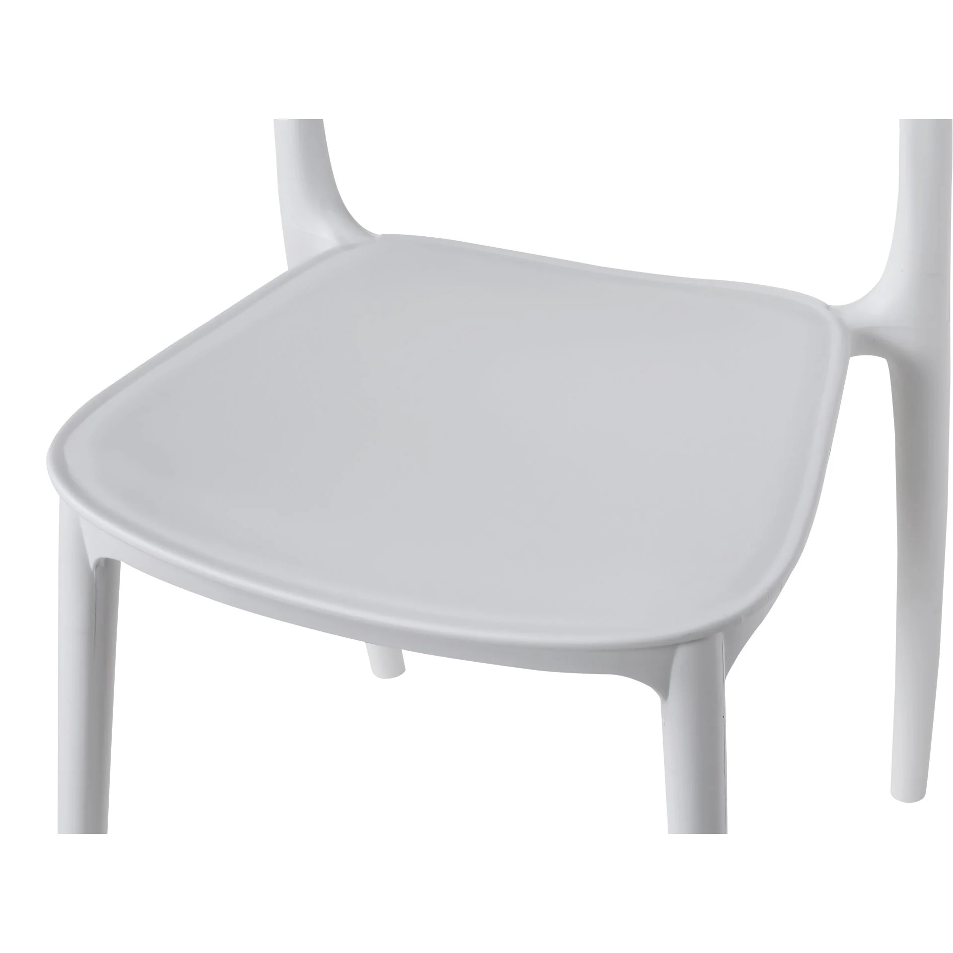 Gia Dining Chair - Set of 4 - White - Image 8