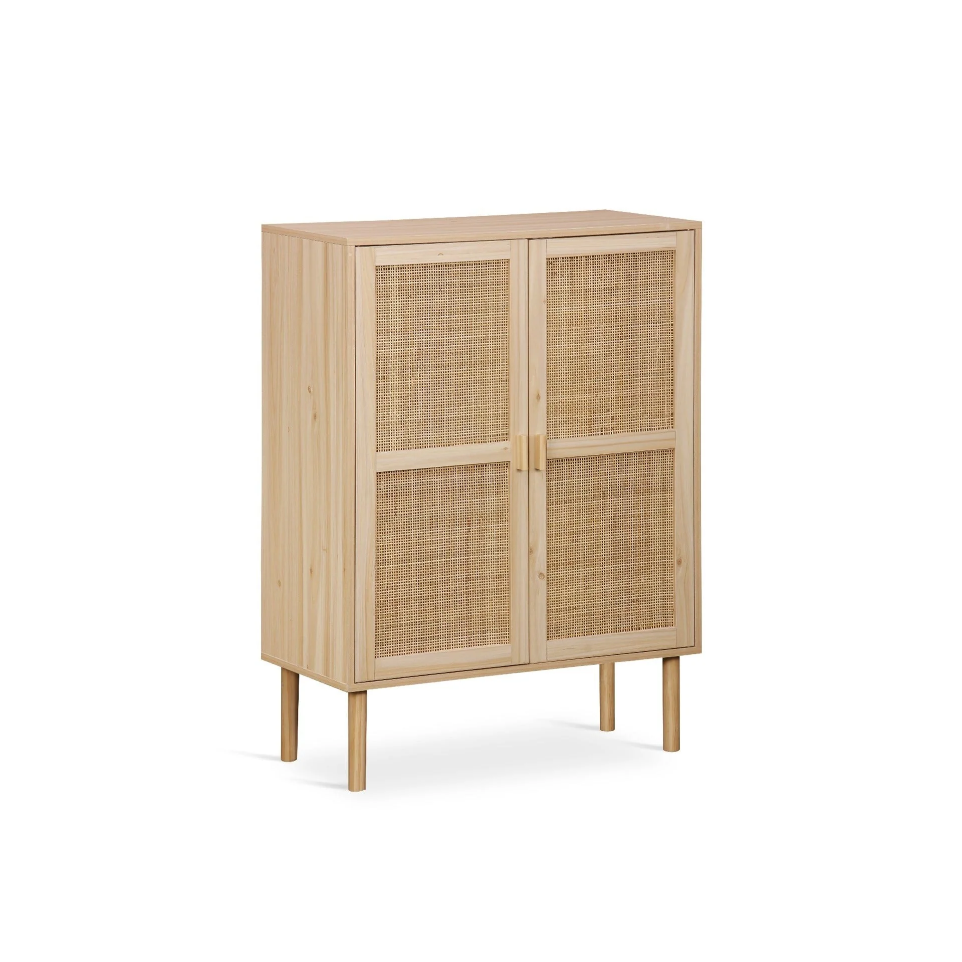 Gila 2 Doors Rattan Cabinet - Natural - Image 3