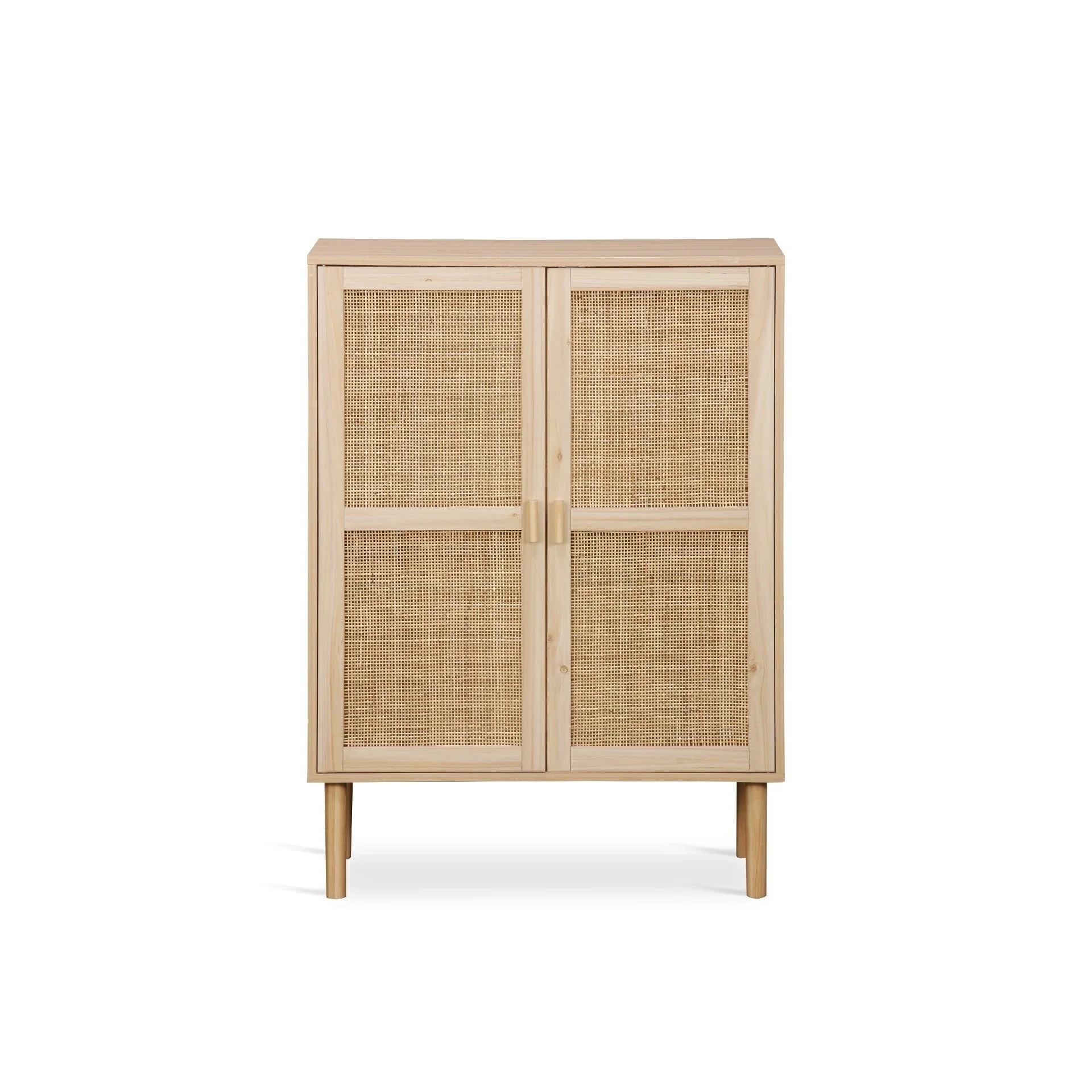Gila 2 Doors Rattan Cabinet - Natural - Image 4