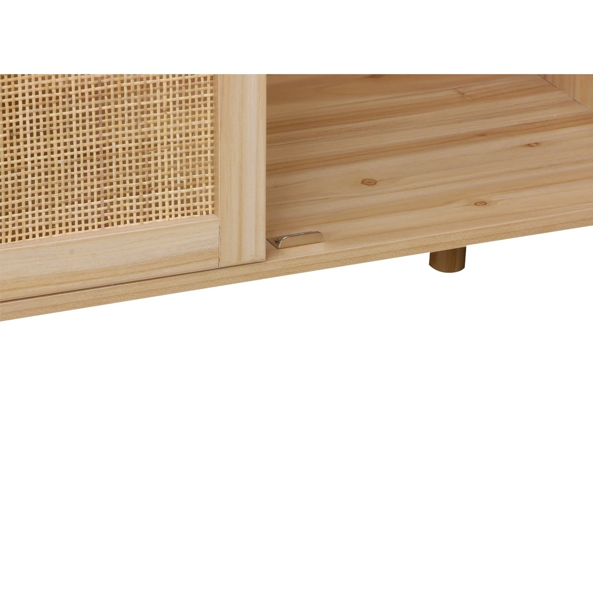 Gila 2 Doors Rattan Cabinet - Natural - Image 5
