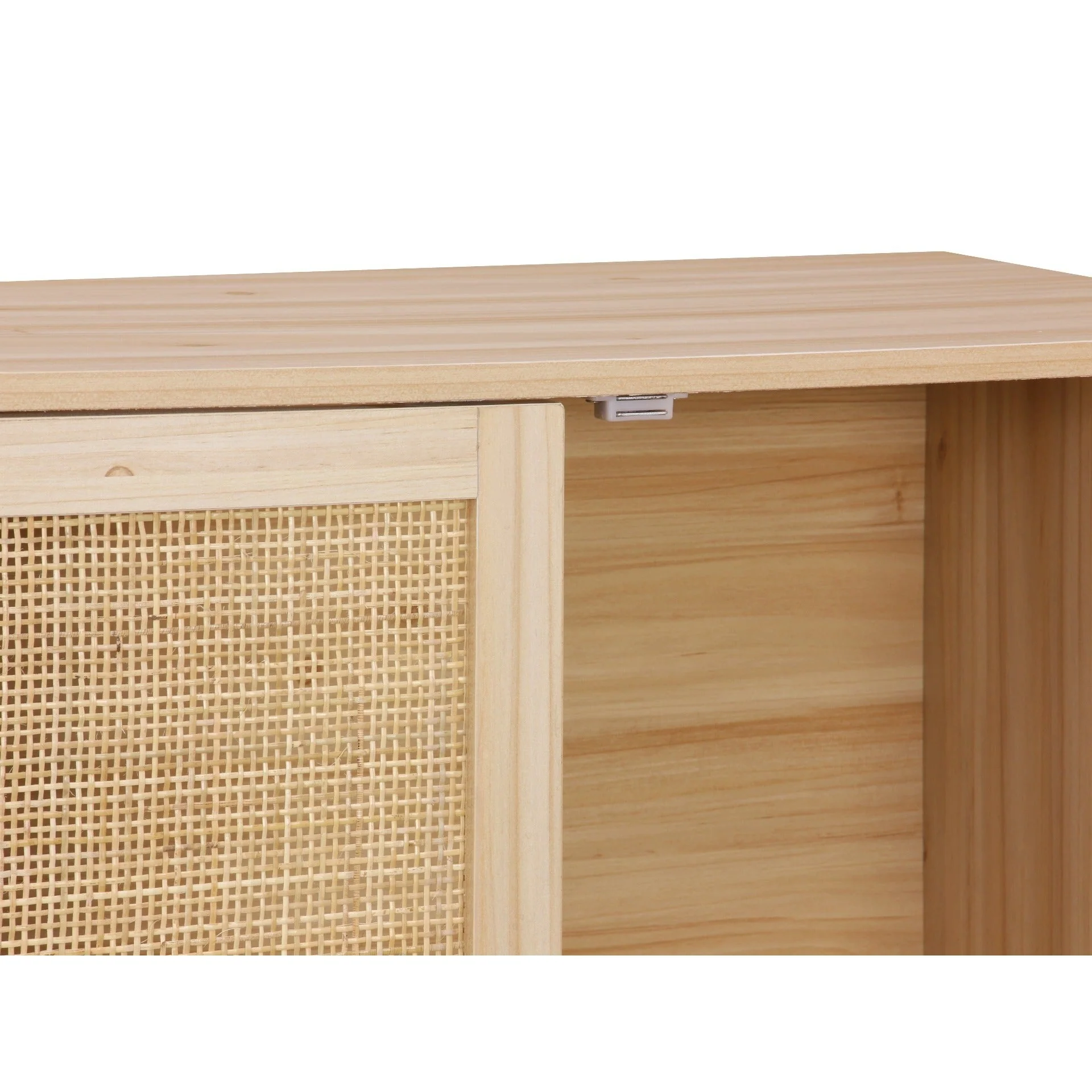 Gila 2 Doors Rattan Cabinet - Natural - Image 6