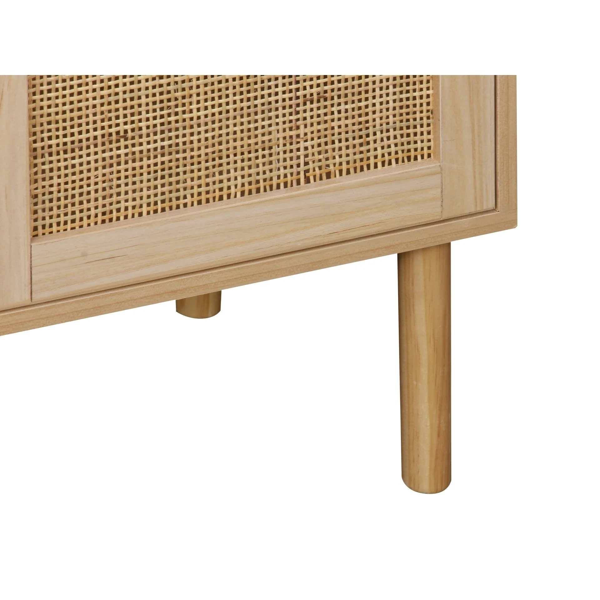 Gila 2 Doors Rattan Cabinet - Natural - Image 8