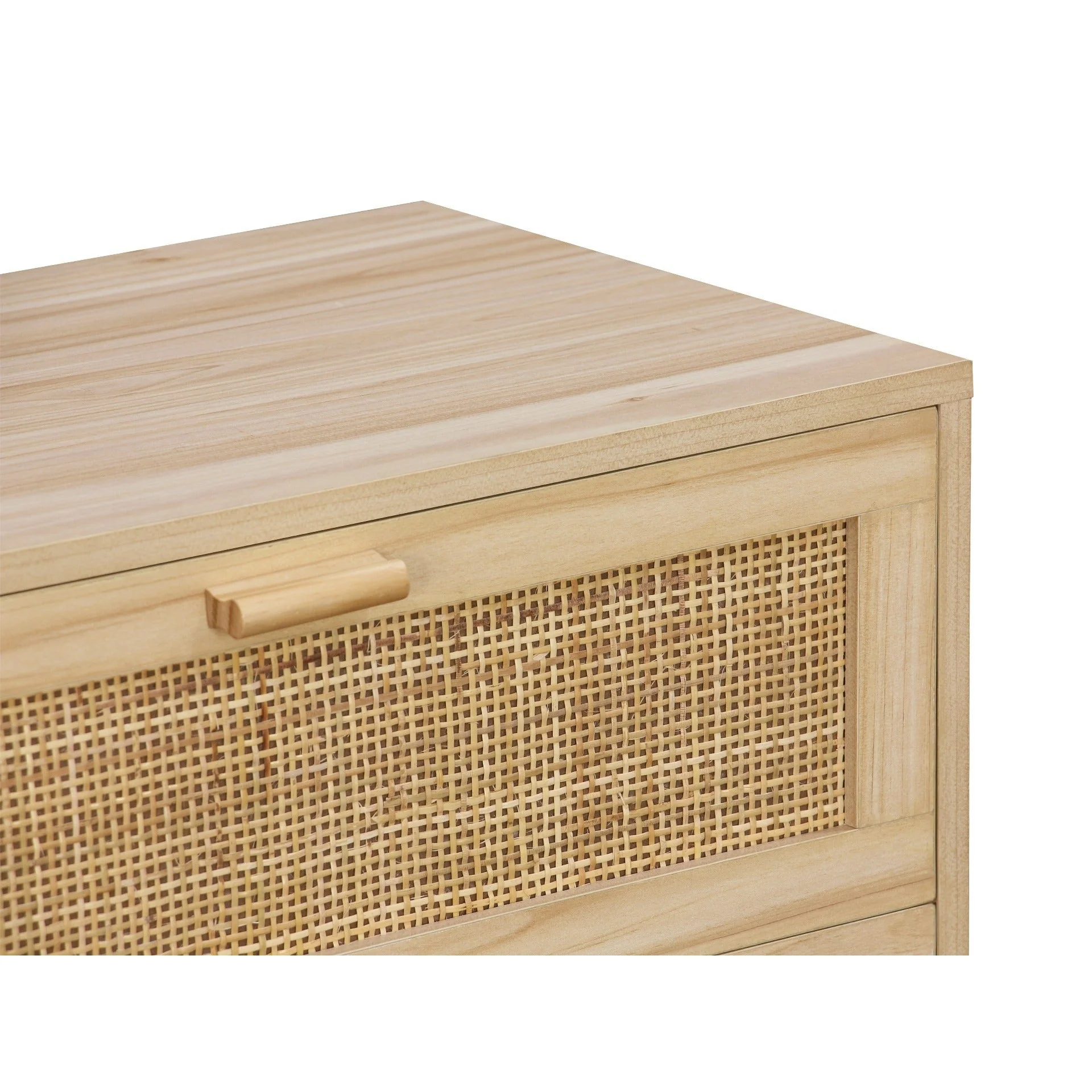 Gila Rattan 6 Drawers Lowboy - Natural - Image 5