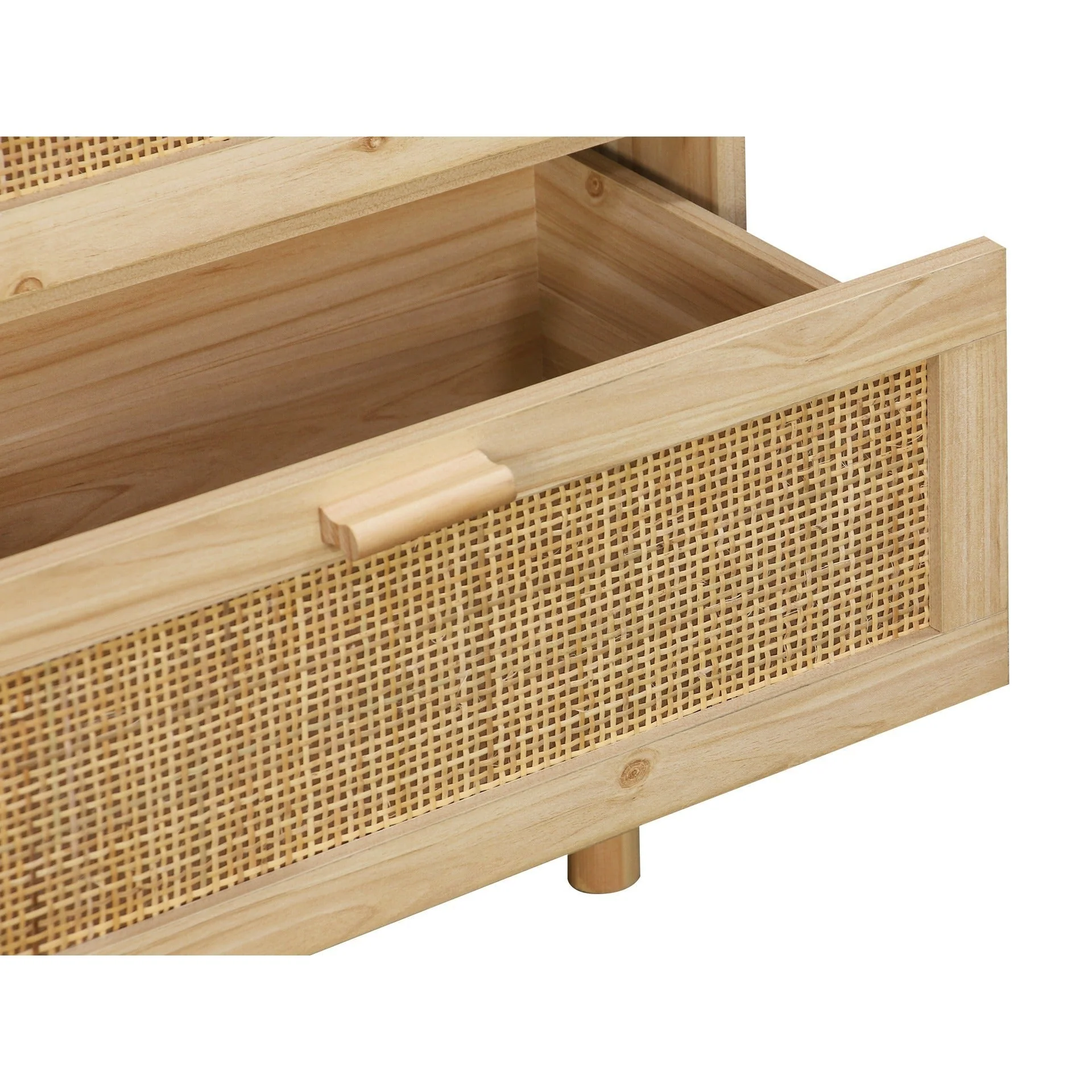 Gila Rattan 6 Drawers Lowboy - Natural - Image 6