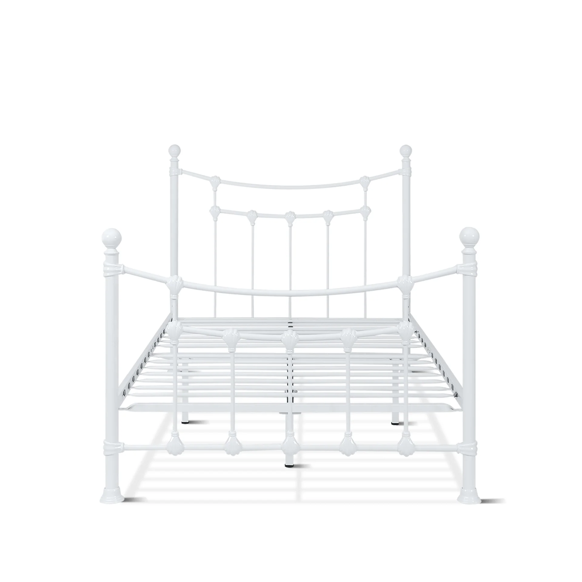 Gingera King Single Metal Bed Frame - White - Image 10
