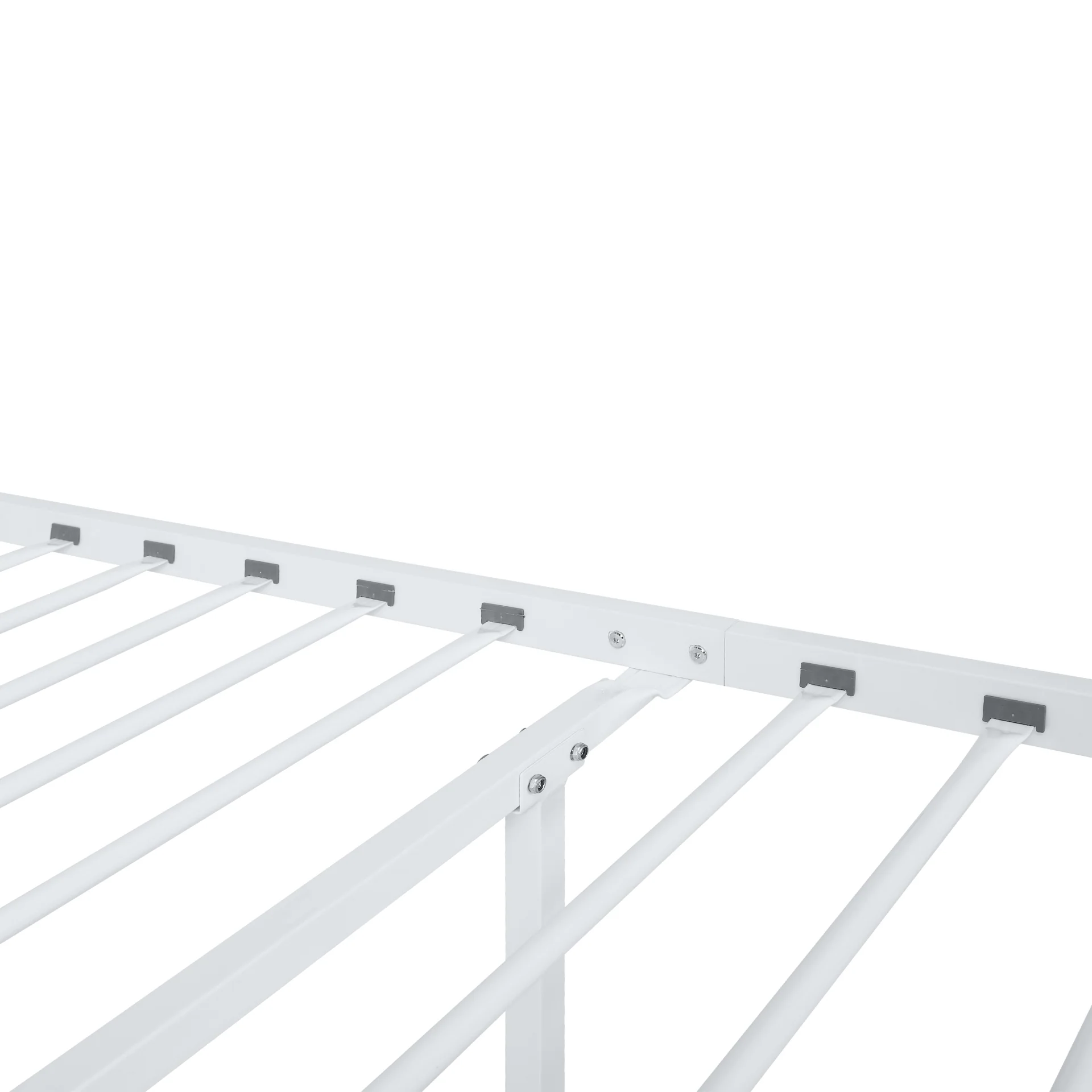 Gingera King Single Metal Bed Frame - White - Image 13