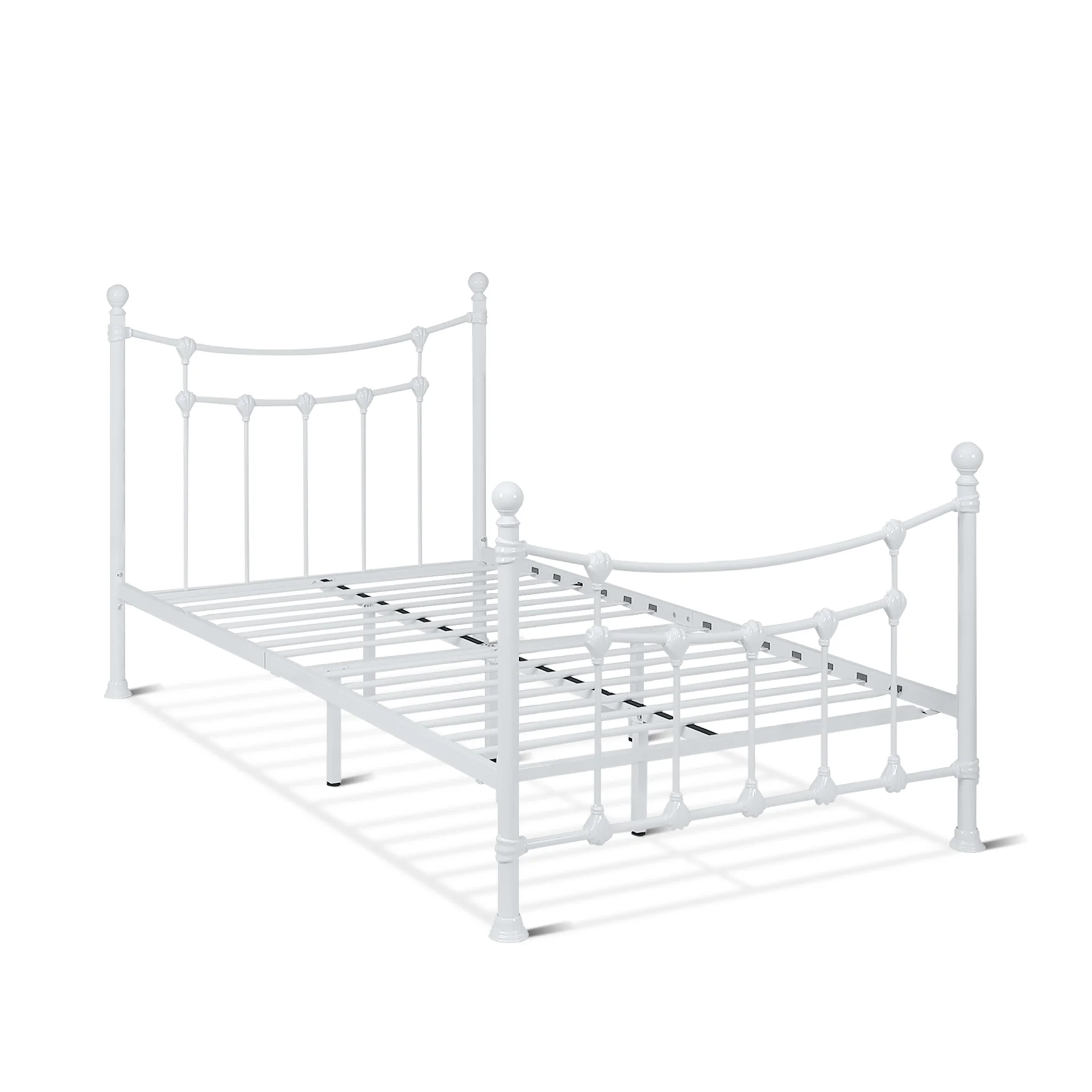 Gingera King Single Metal Bed Frame - White - Image 9