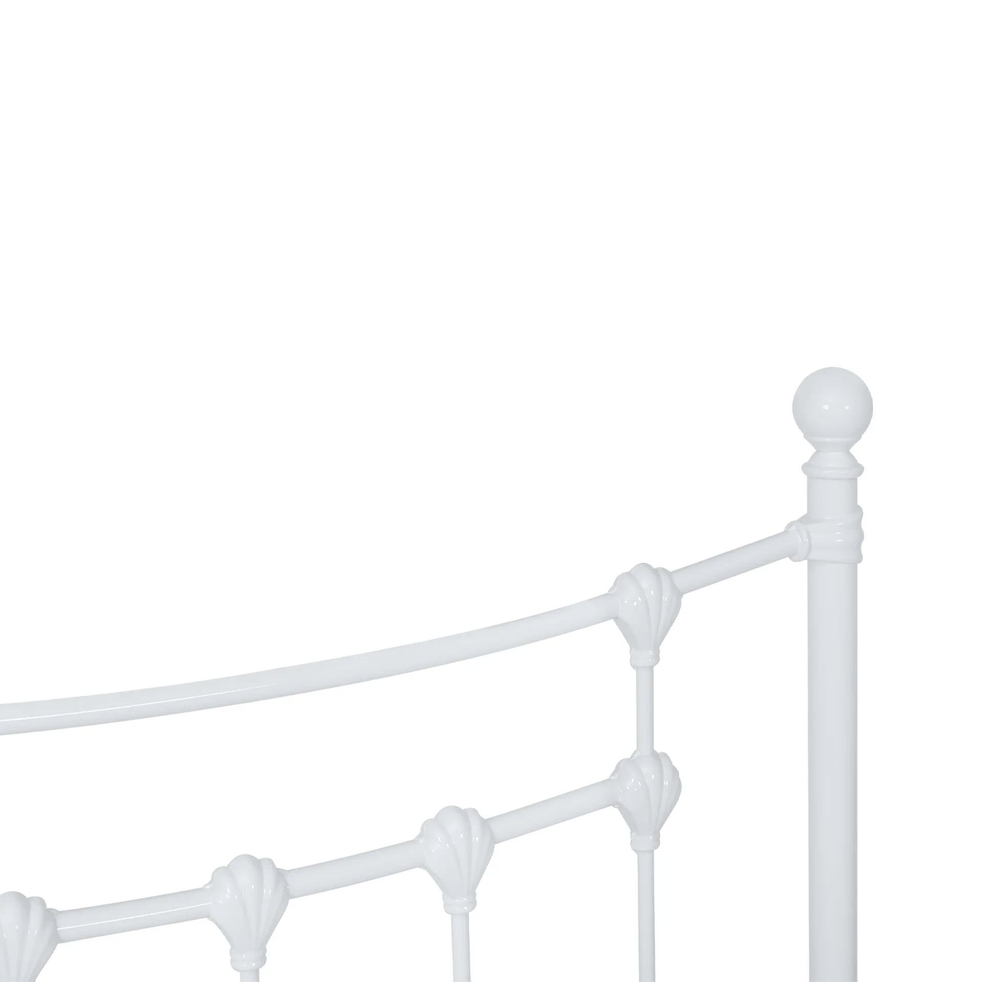 Gingera Queen Metal Bed Frame - White - Image 12