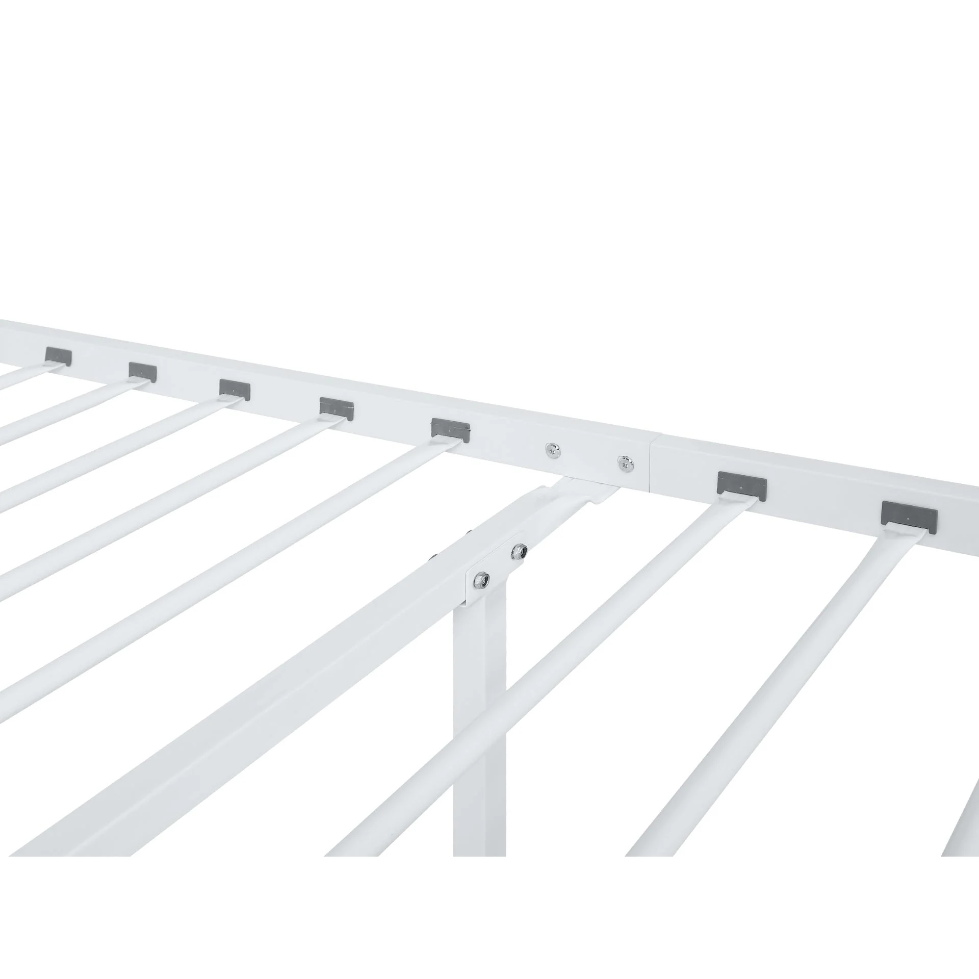 Gingera Single Metal Bed Frame - White - Image 10