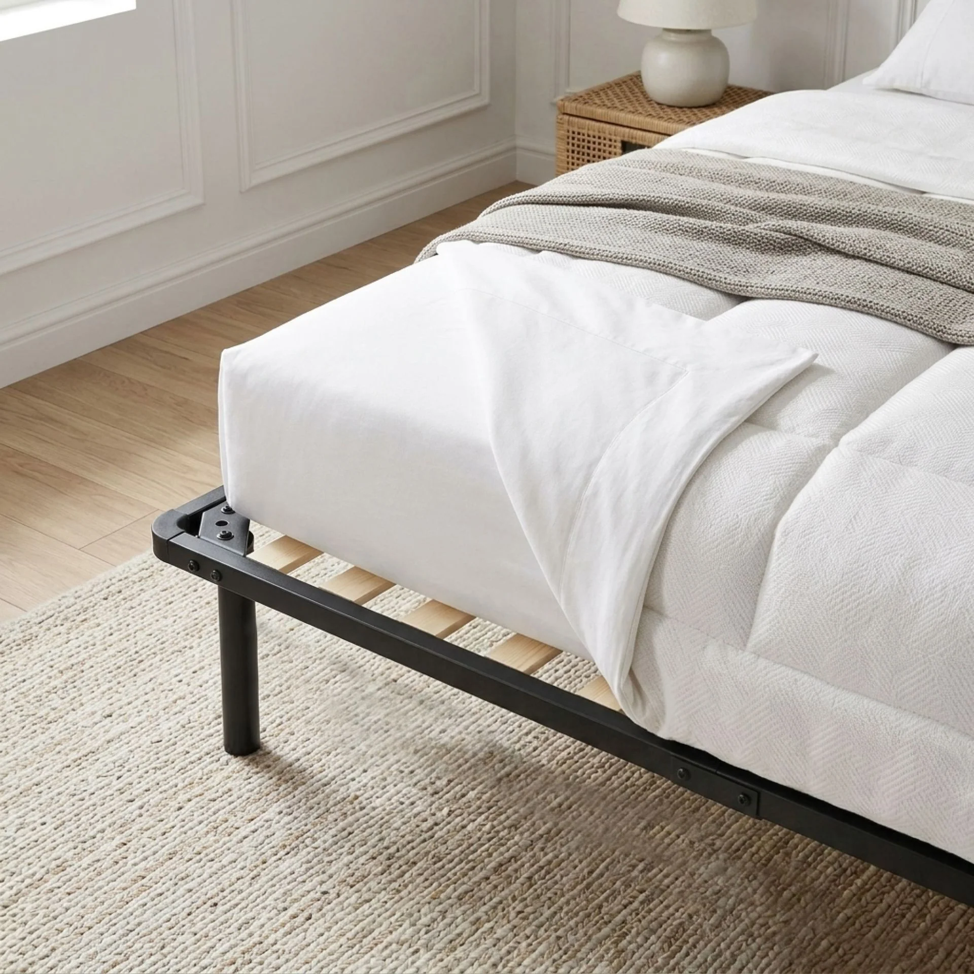 Graham Double Metal Bed Frame - Black - Image 4