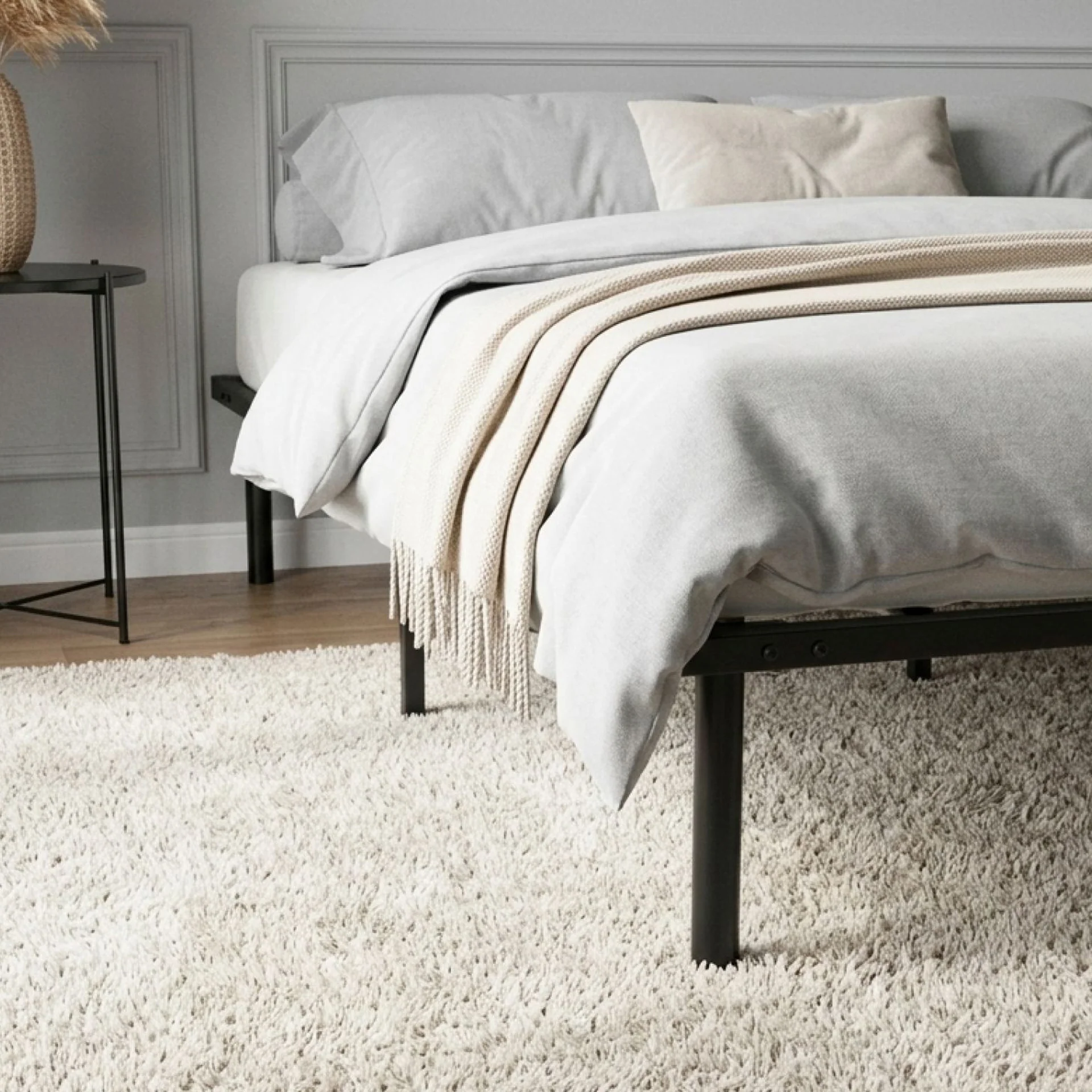 Graham Double Metal Bed Frame - Black - Image 5