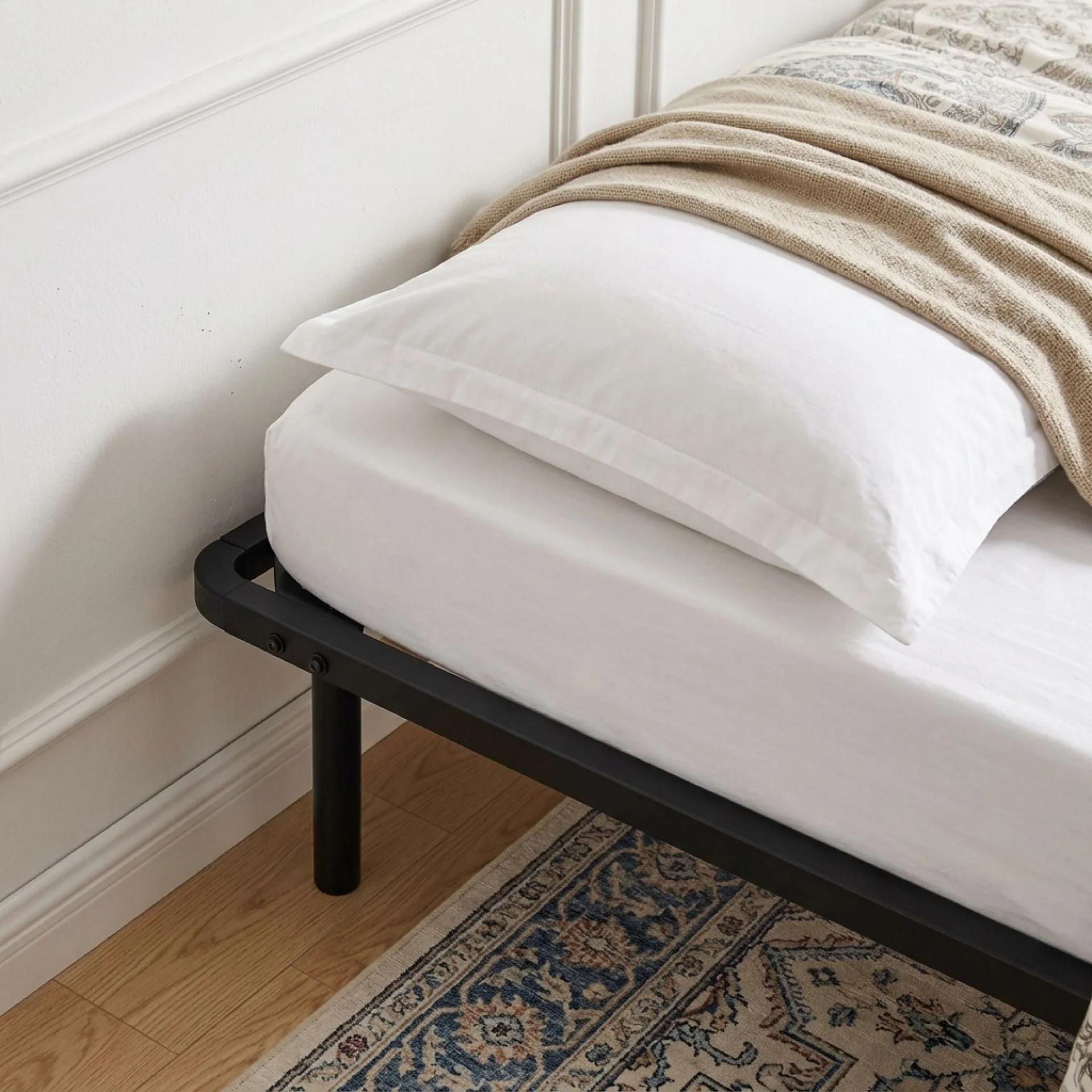 Graham King Single Metal Bed Frame - Black - Image 5