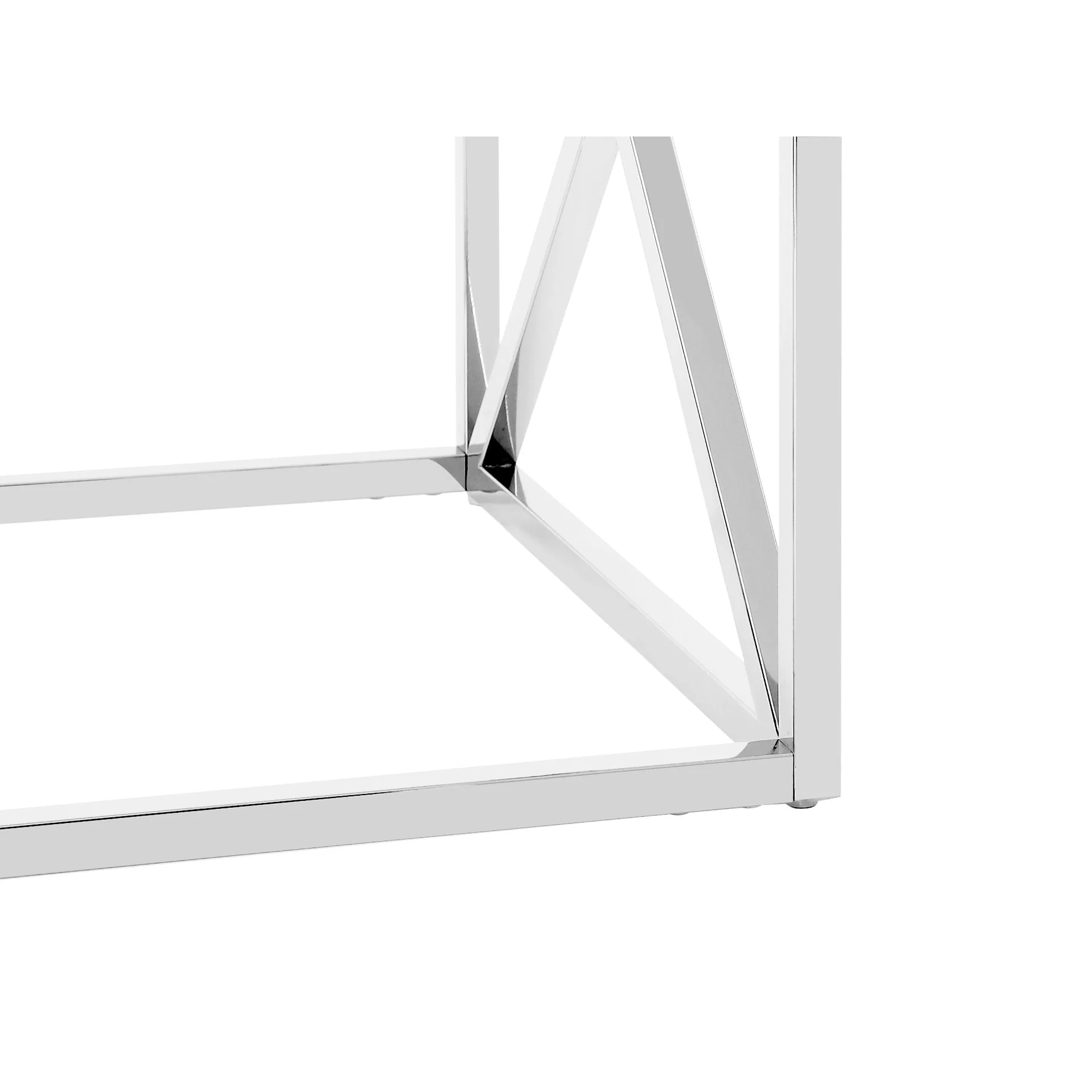 Greer Tempered Glass Square Coffee Table - Image 7