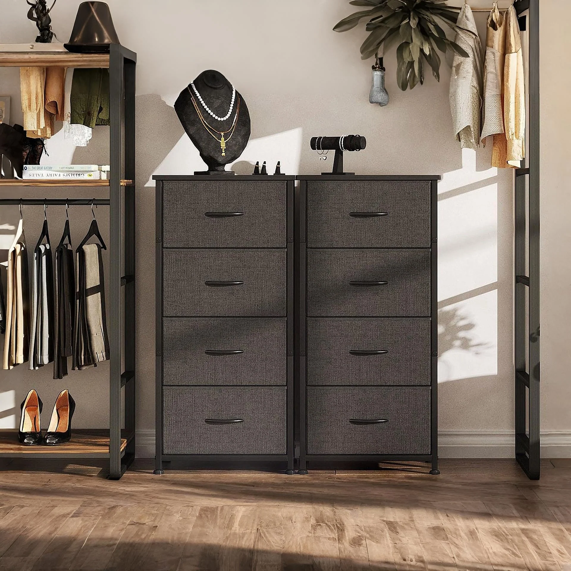 Hailey 4 Drawers Tallboy - Black - Image 2