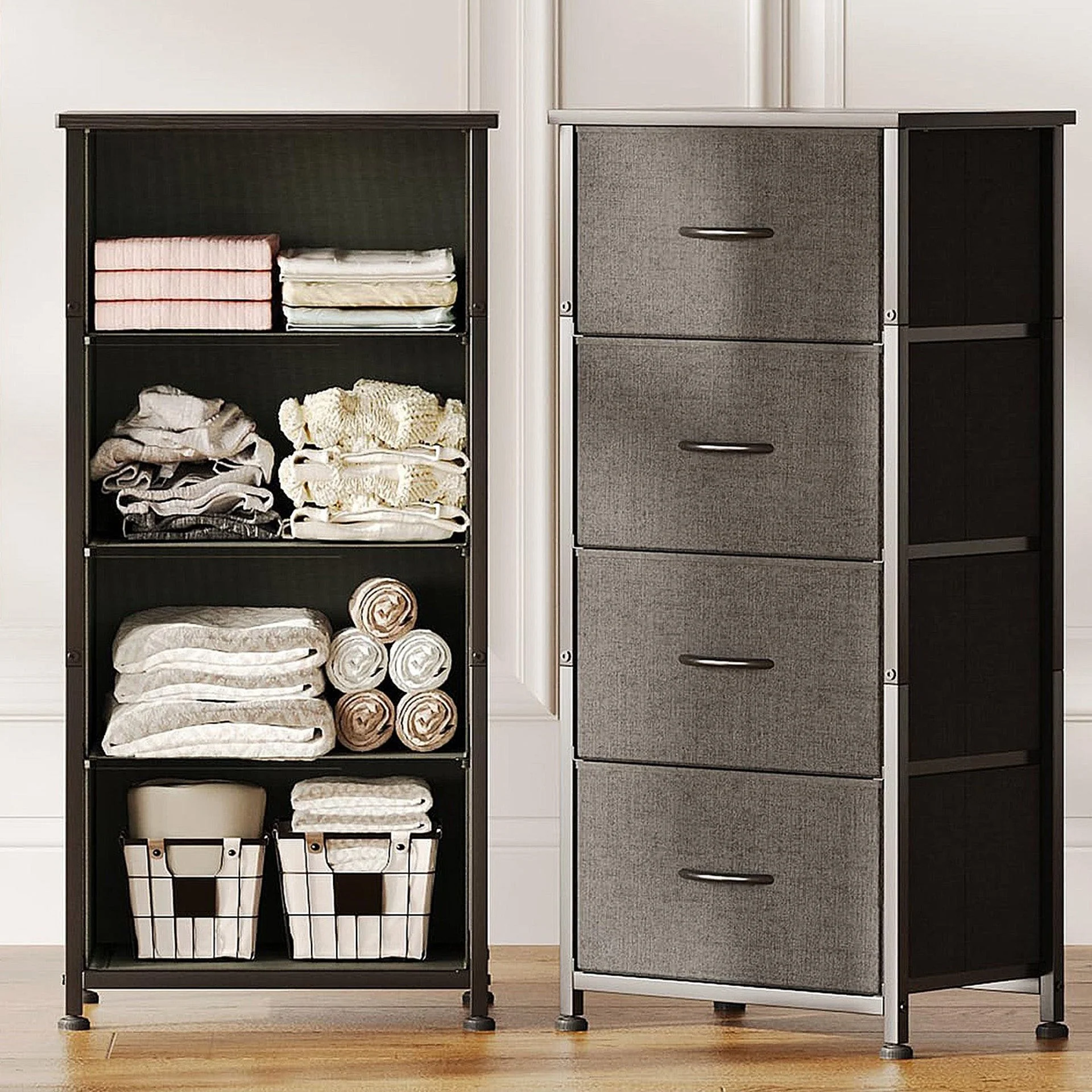 Hailey 4 Drawers Tallboy - Black - Image 5