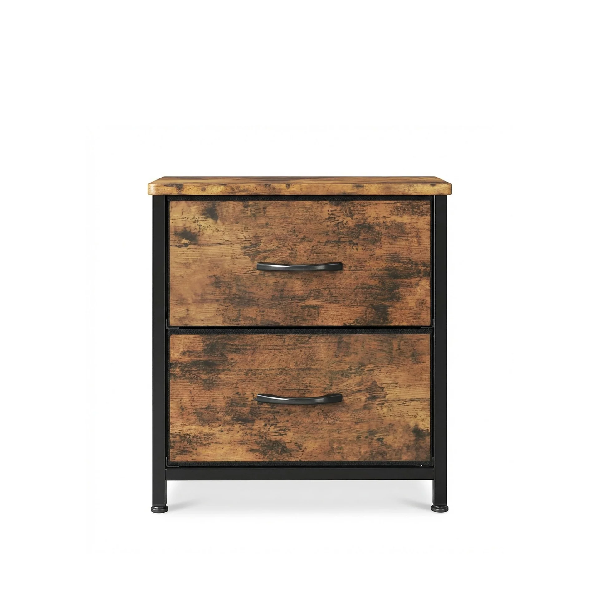 Hailey Bedside Table - Rustic Brown - Image 8