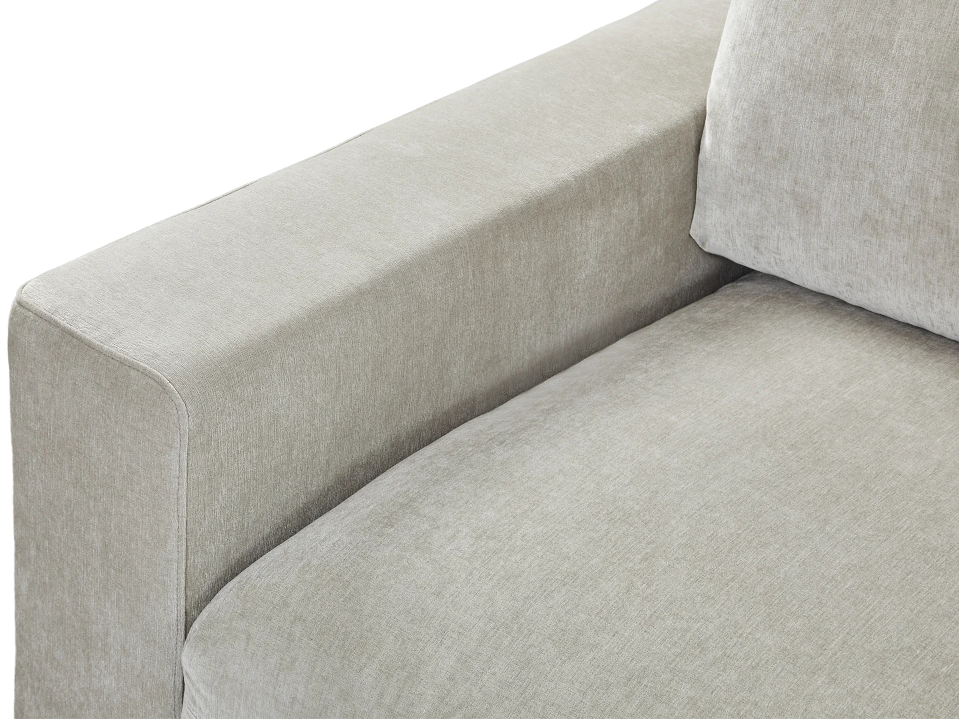 Hamden 3 Seater Sofa - Light Grey - Image 5