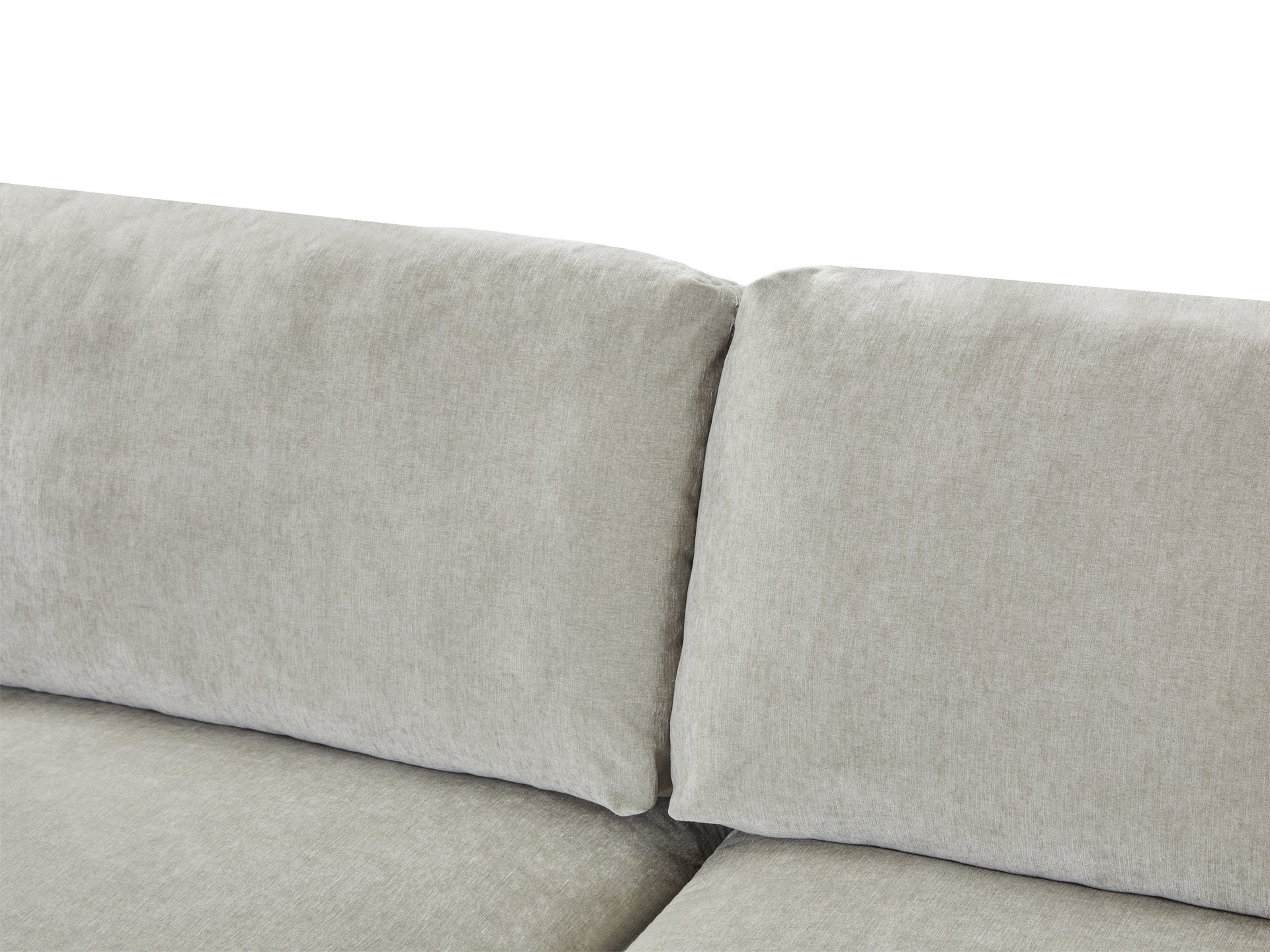 Hamden 3 Seater Sofa - Light Grey - Image 6