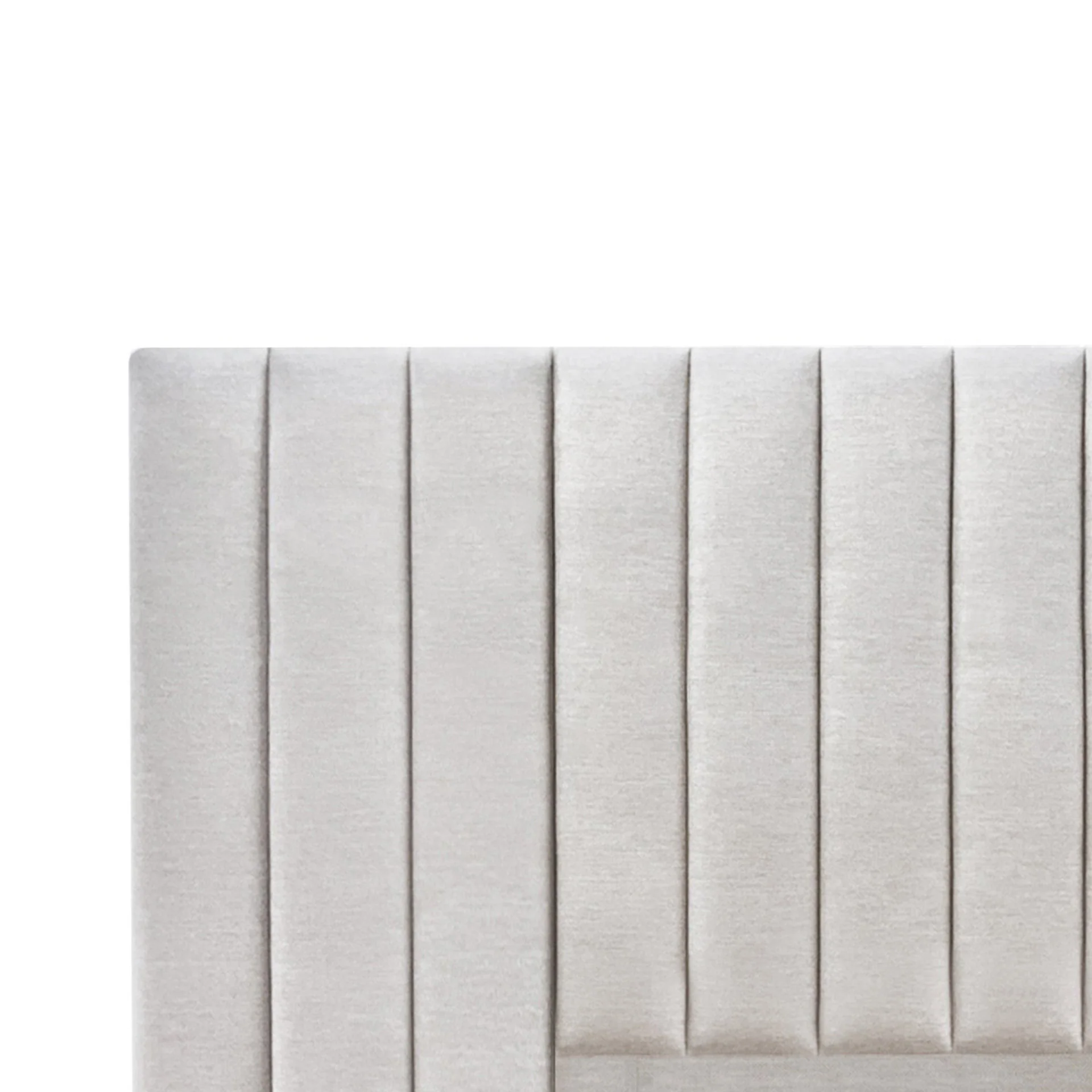 Hamilton Queen Bed Frame - Oat White - Image 10