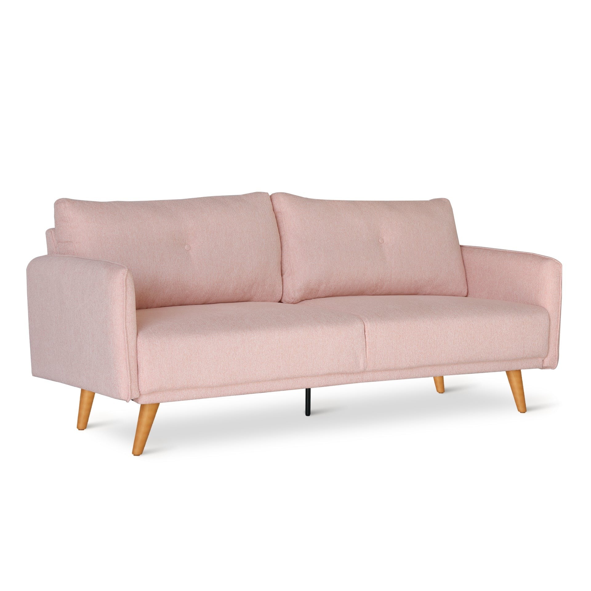 Harlan 3 Seater Sofa - Pink - Image 3