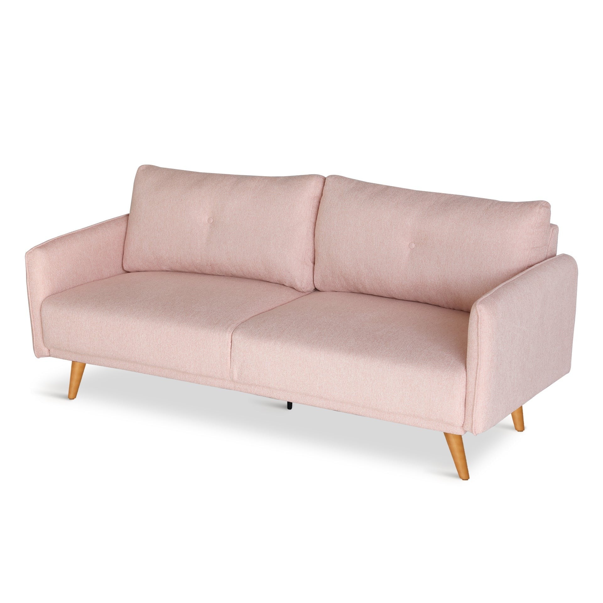 Harlan 3 Seater Sofa - Pink - Image 4