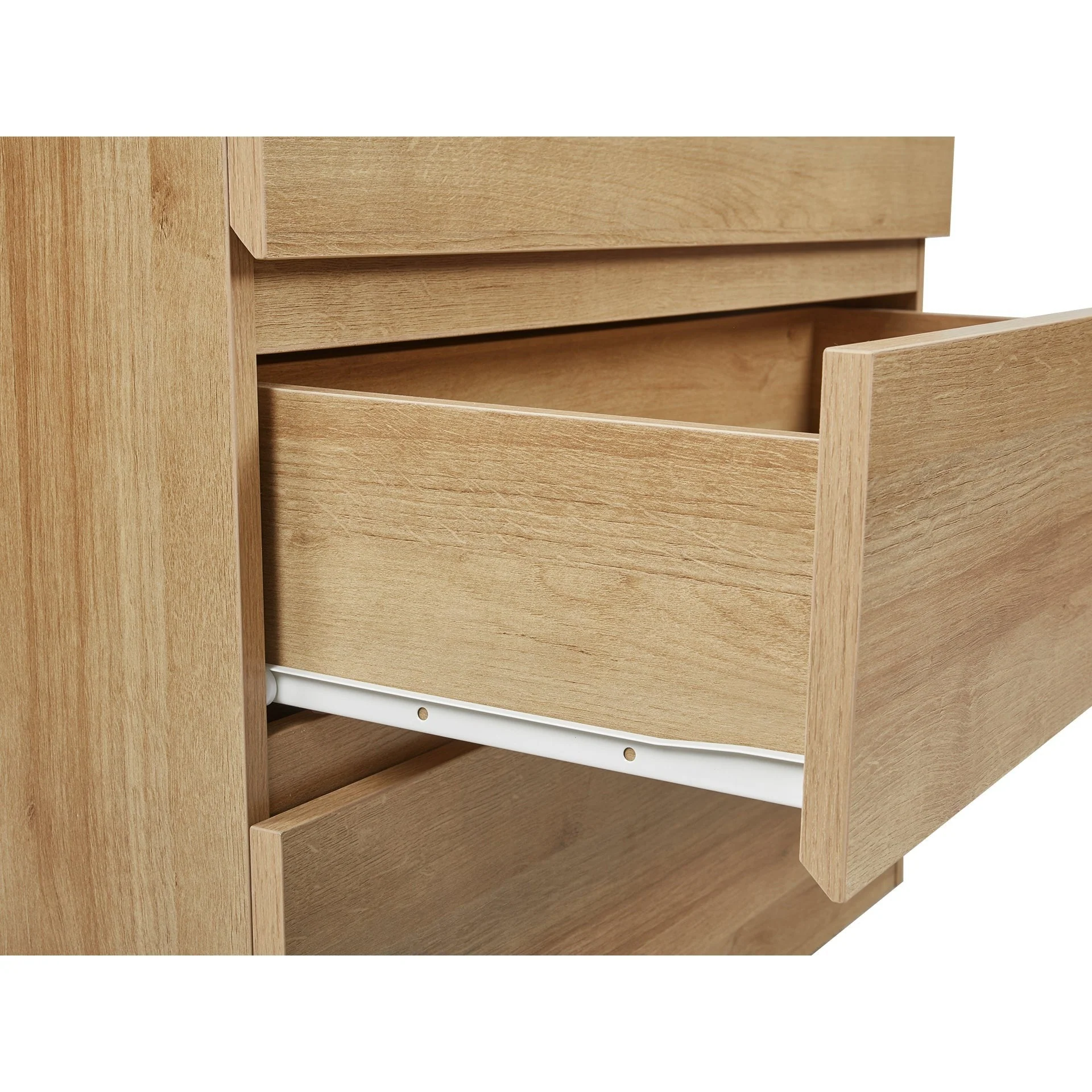 Harris 3 Drawers Tallboy - Oak - Image 12