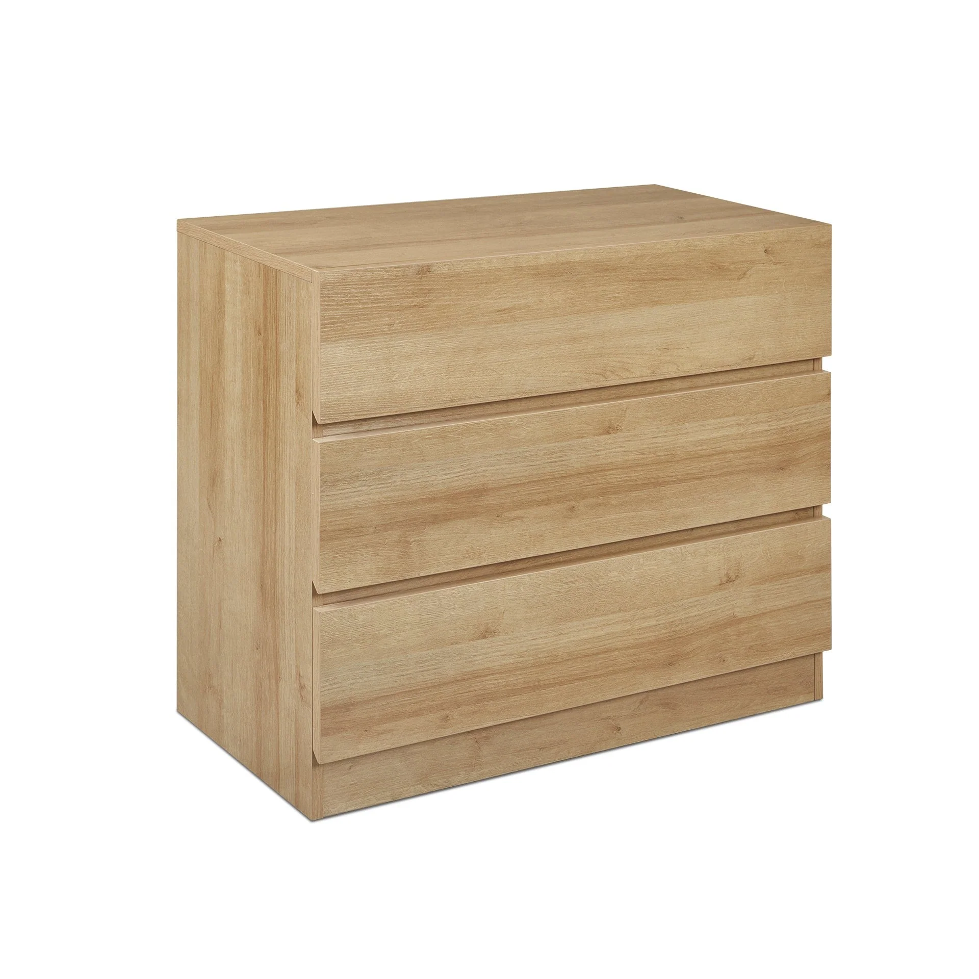 Harris 3 Drawers Tallboy - Oak - Image 9