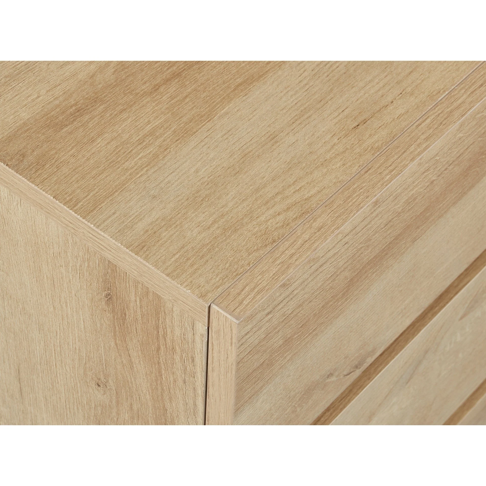 Harris 6 Drawers Slim Tallboy - Oak - Image 11